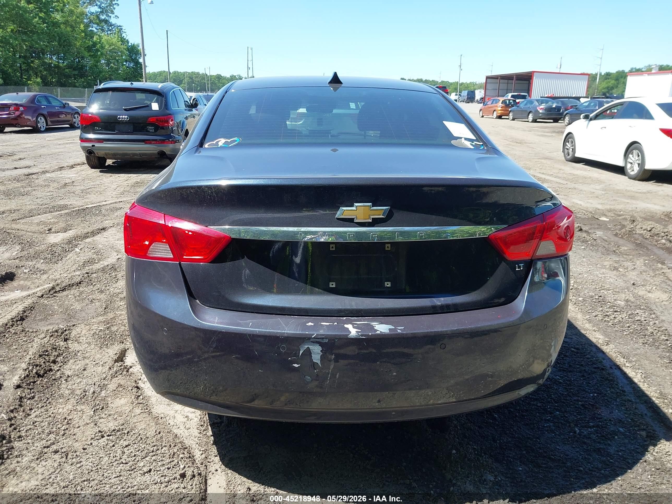 2014 Chevrolet Impala 2lt Blue vin: 2G1125S38E9207986