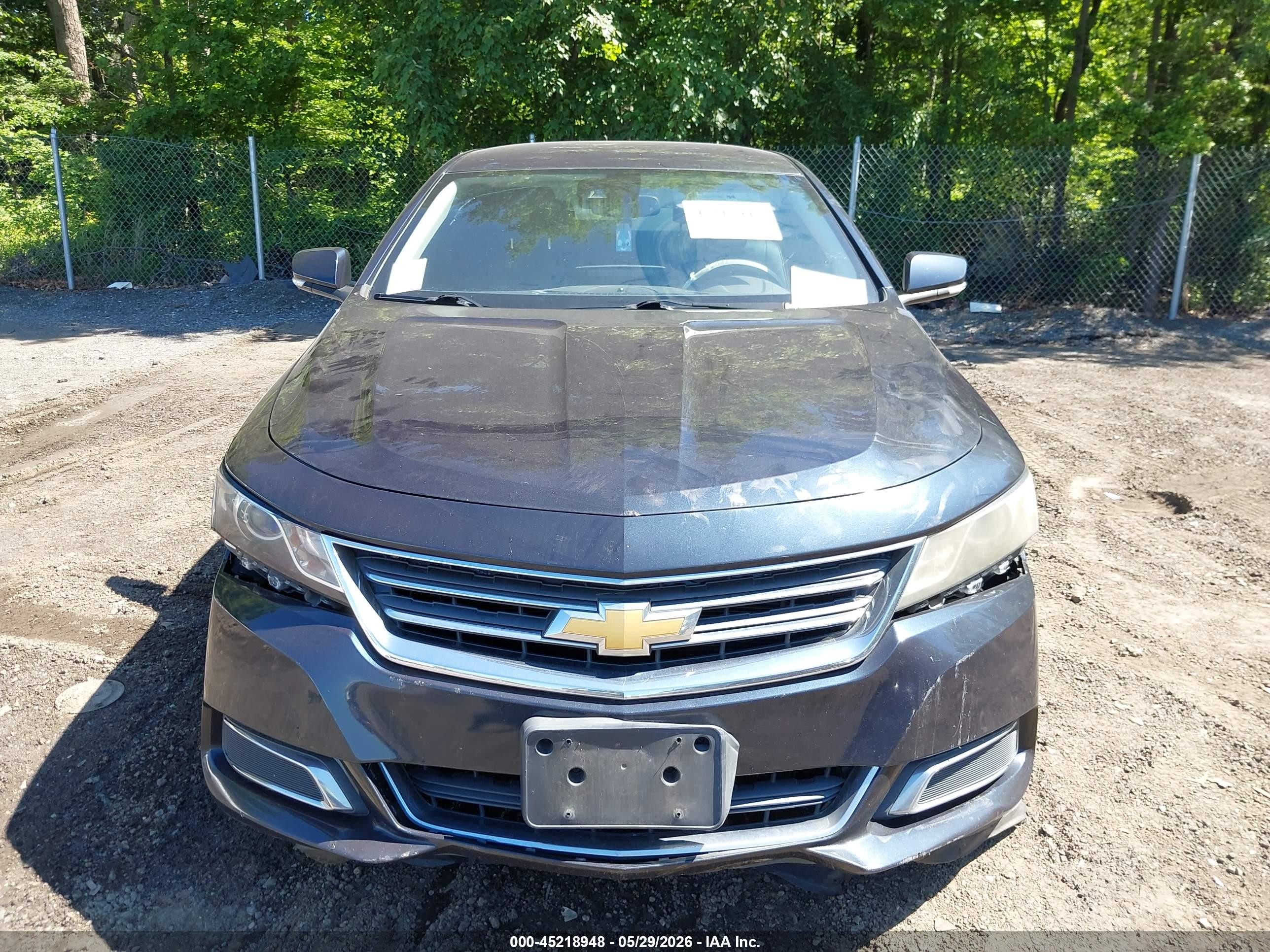 2014 Chevrolet Impala 2lt Blue vin: 2G1125S38E9207986
