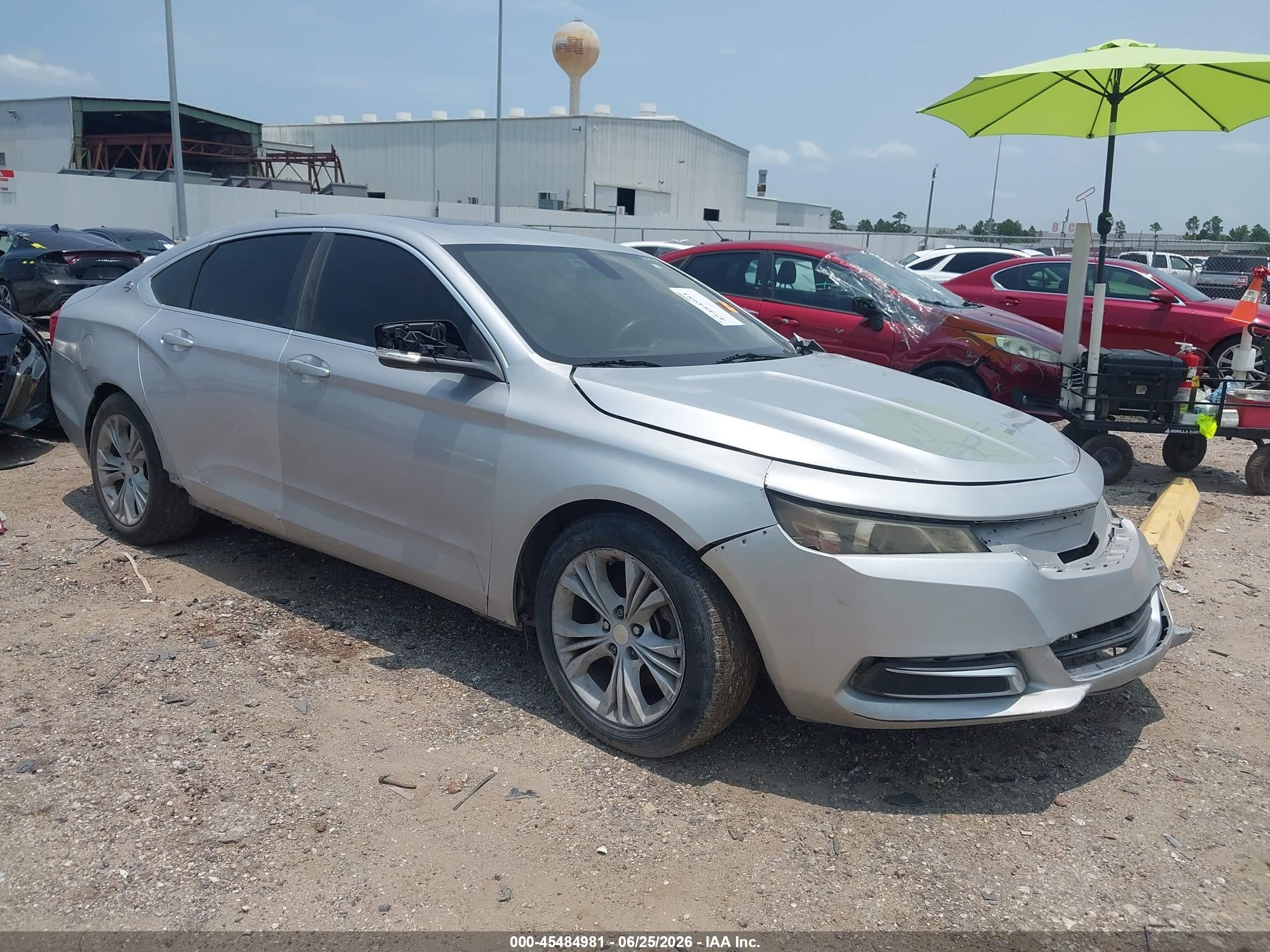 2014 Chevrolet Impala 2lt Silver vin: 2G1125S38E9294563