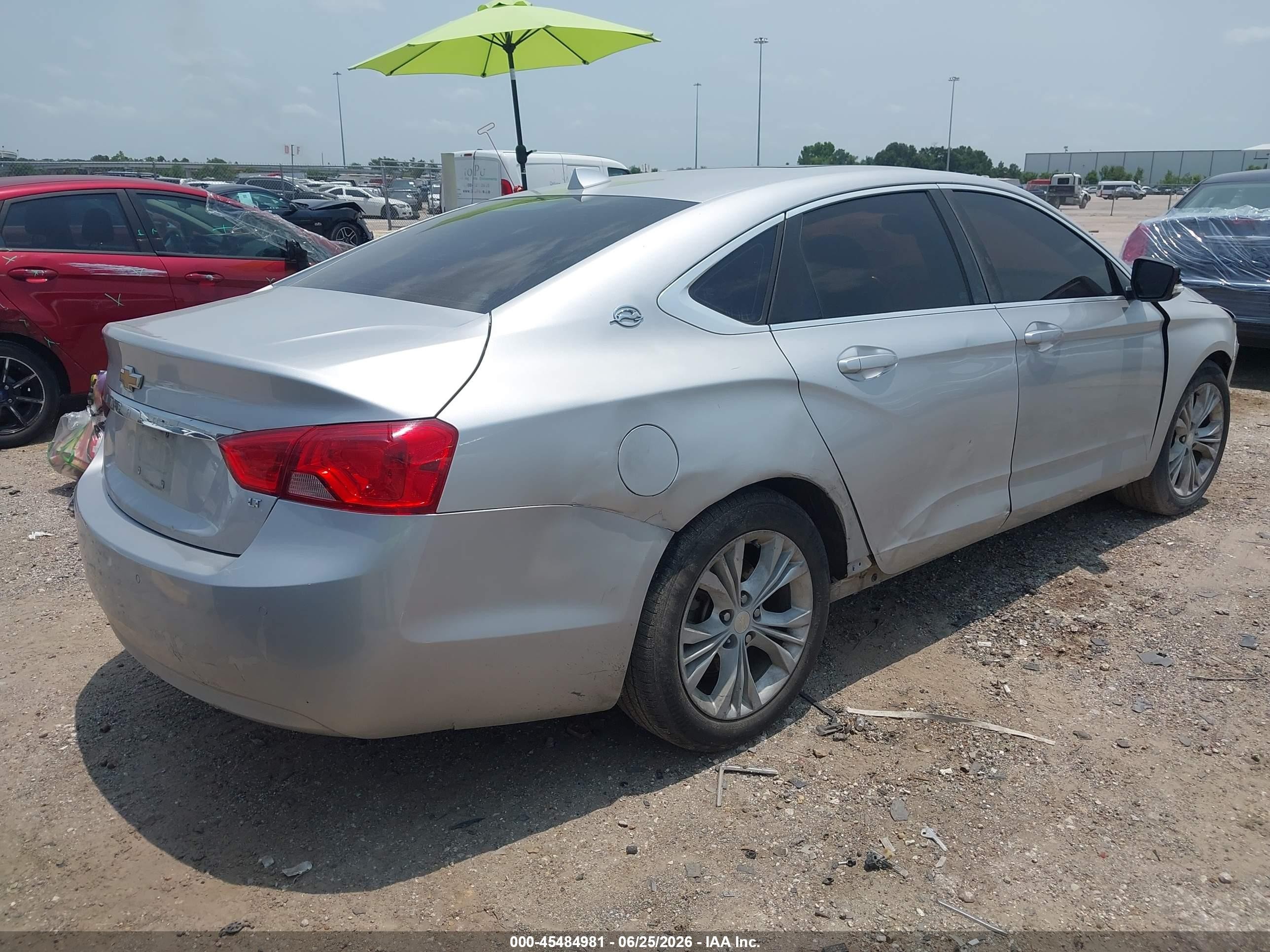 2014 Chevrolet Impala 2lt Silver vin: 2G1125S38E9294563