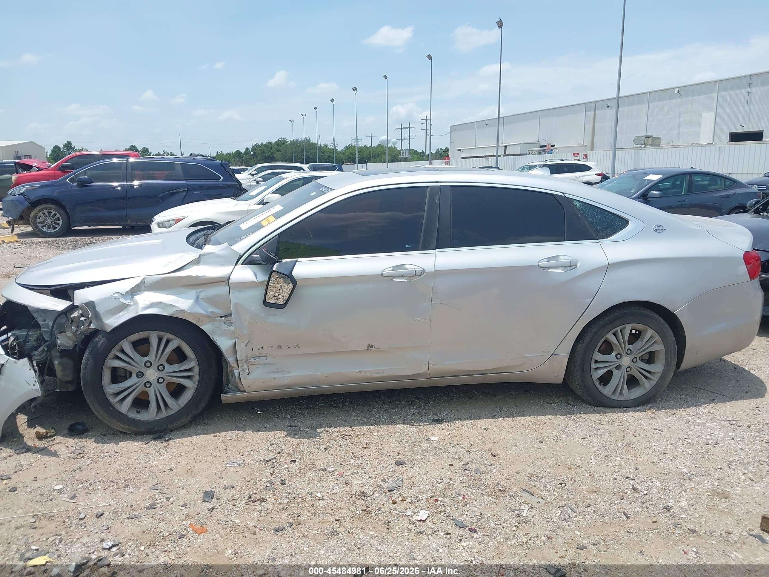 2014 Chevrolet Impala 2lt Silver vin: 2G1125S38E9294563