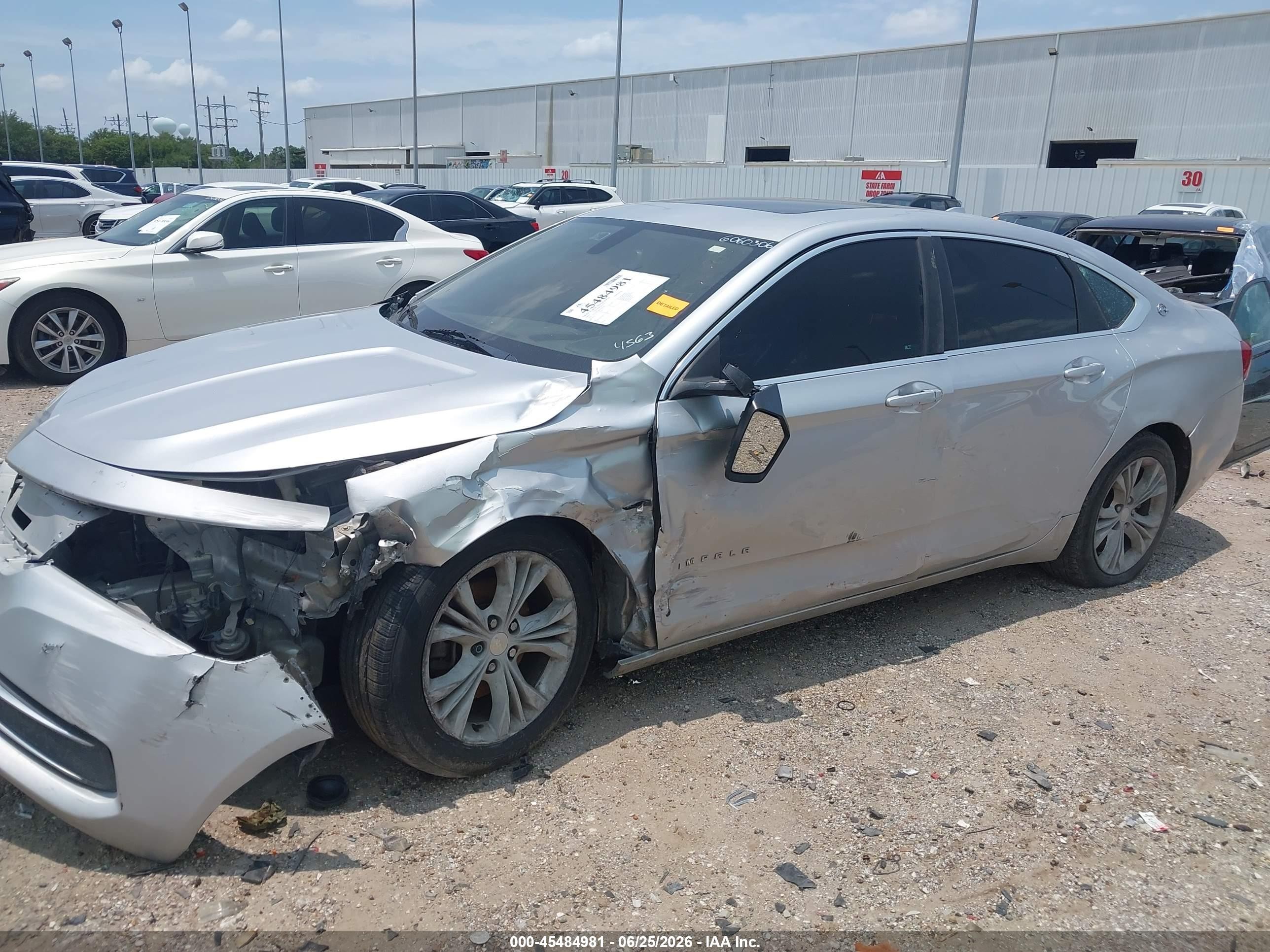 2014 Chevrolet Impala 2lt Silver vin: 2G1125S38E9294563