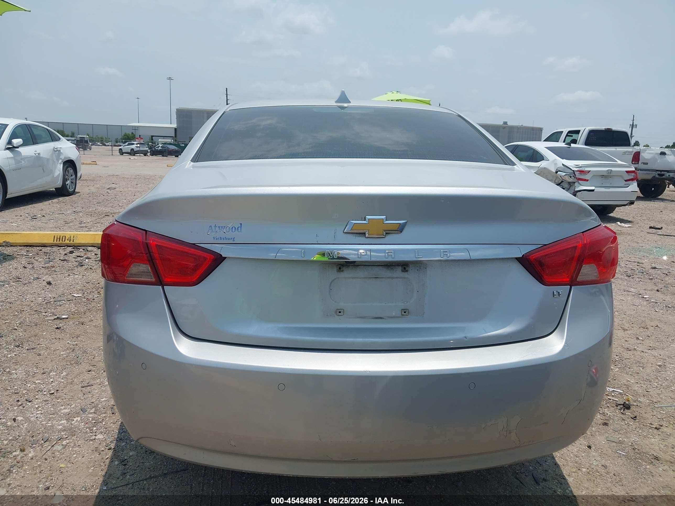 2014 Chevrolet Impala 2lt Silver vin: 2G1125S38E9294563