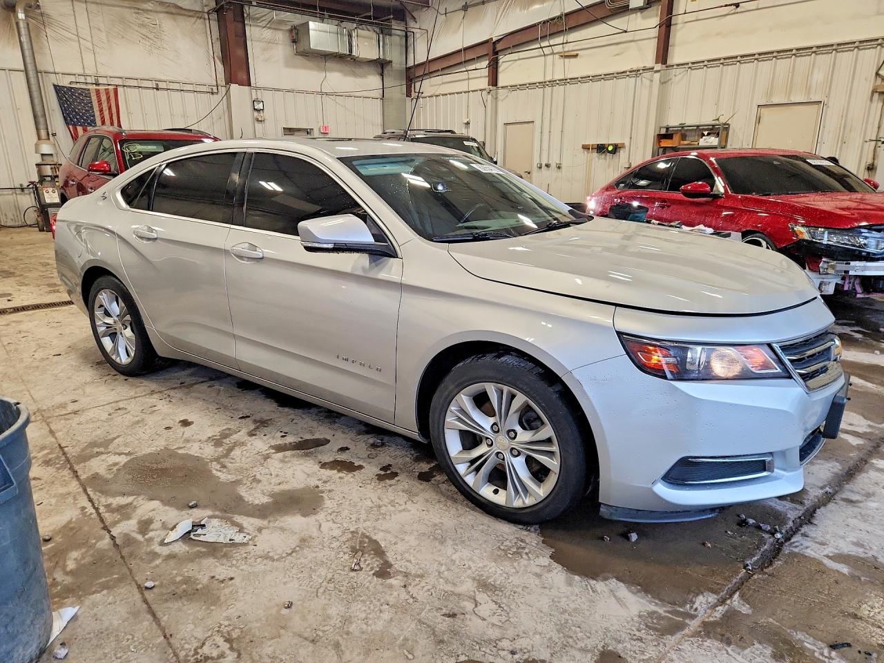 2015 Chevrolet Impala Lt Silver vin: 2G1125S38F9126410