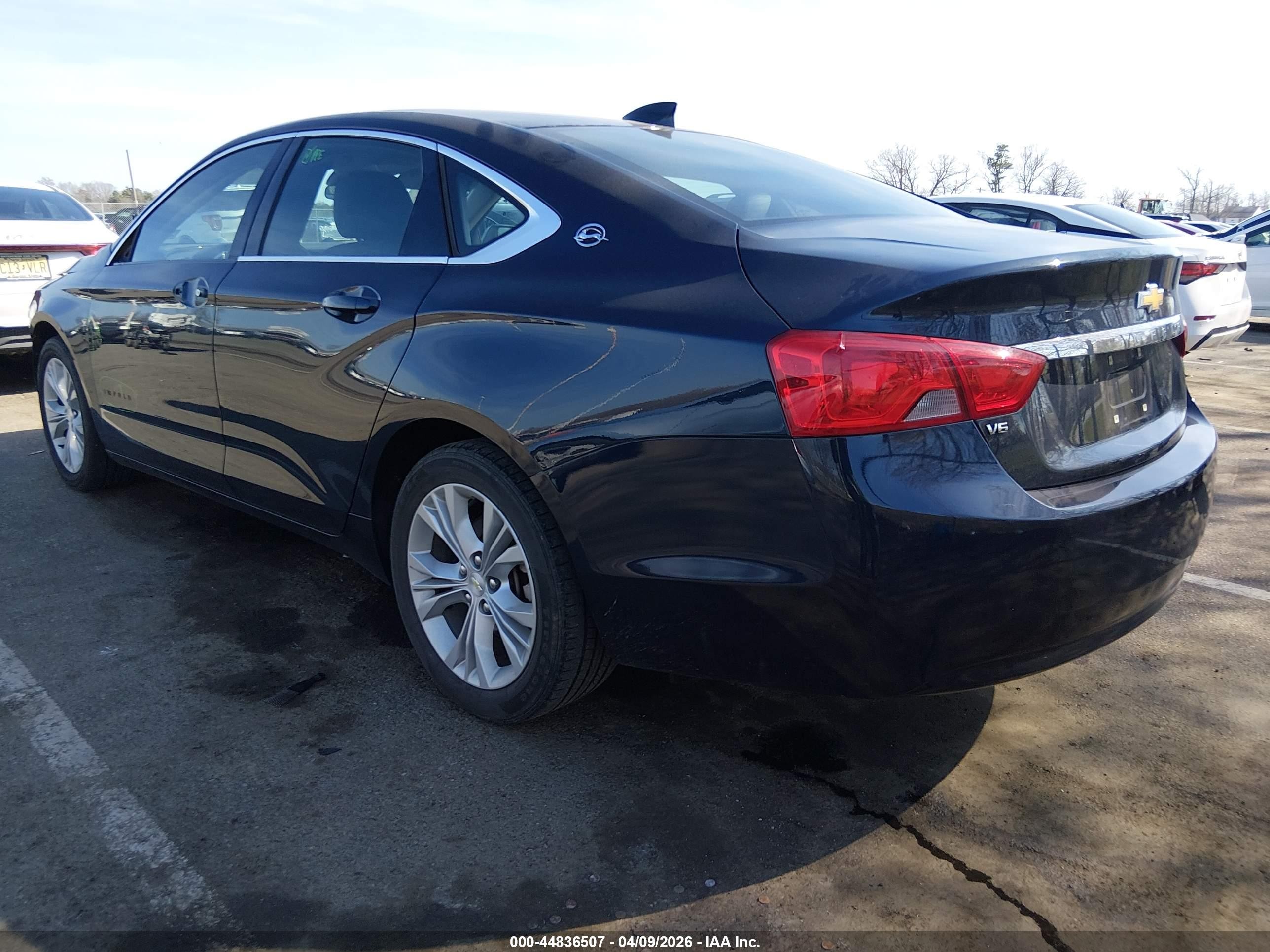 2015 Chevrolet Impala 2lt Синий vin: 2G1125S38F9174201