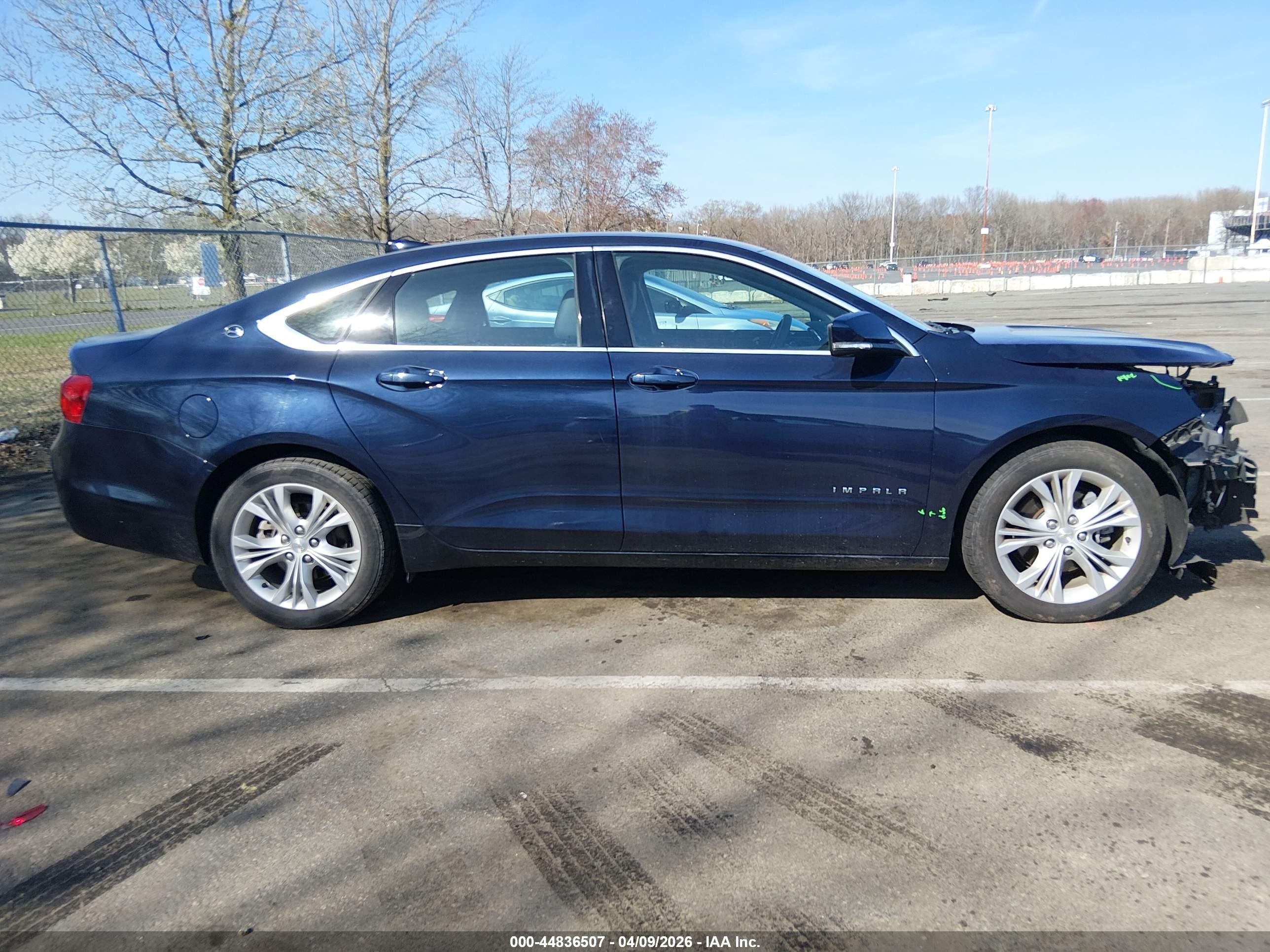2015 Chevrolet Impala 2lt Синий vin: 2G1125S38F9174201