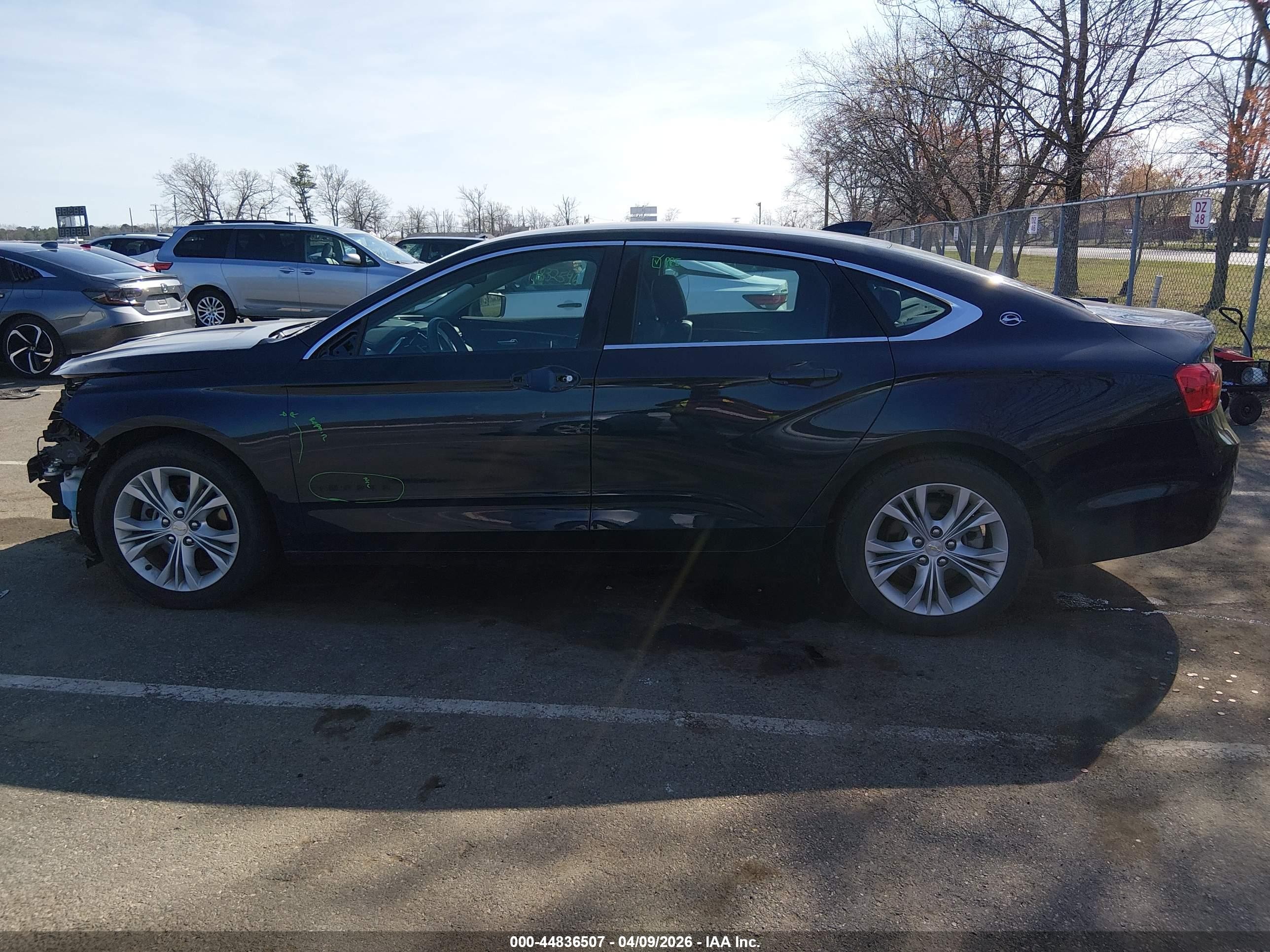 2015 Chevrolet Impala 2lt Синий vin: 2G1125S38F9174201