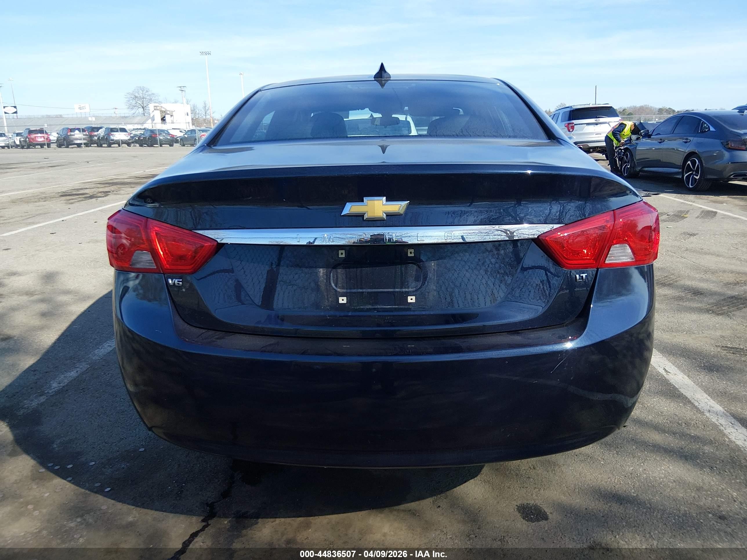 2015 Chevrolet Impala 2lt Синий vin: 2G1125S38F9174201