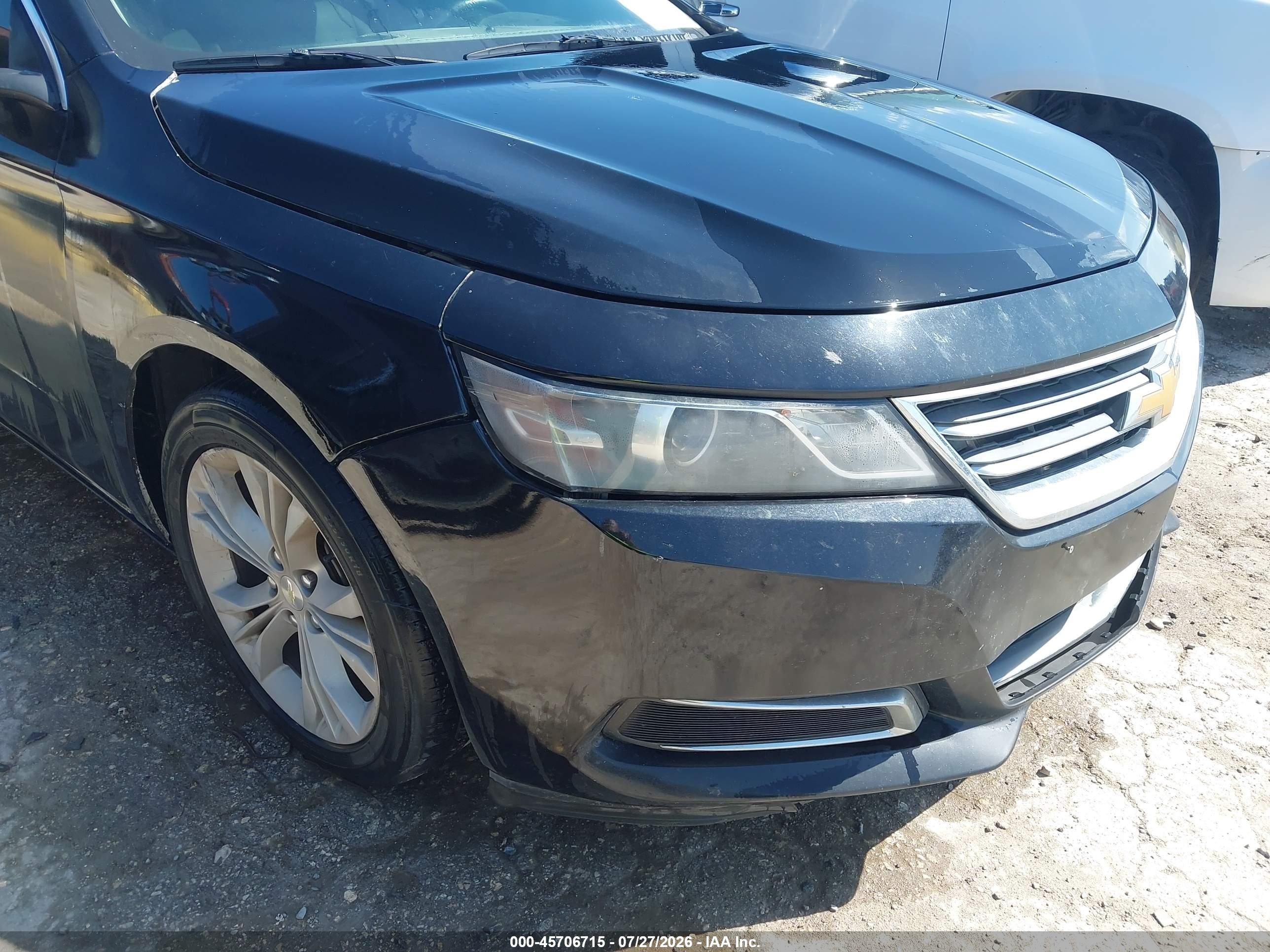 2015 Chevrolet Impala 2lt Черный vin: 2G1125S38F9184579