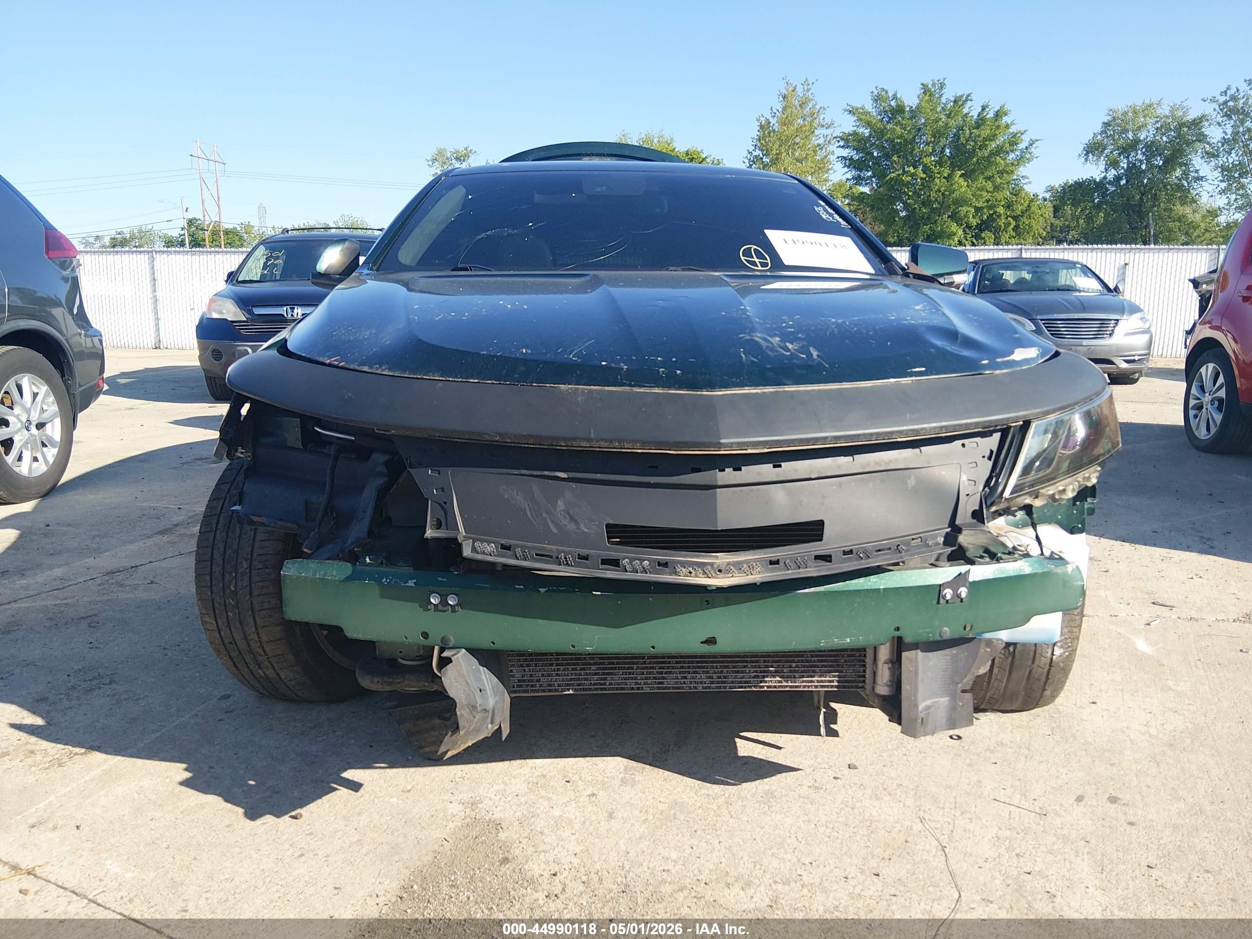 2015 Chevrolet Impala 2lt Зеленый vin: 2G1125S38F9273536