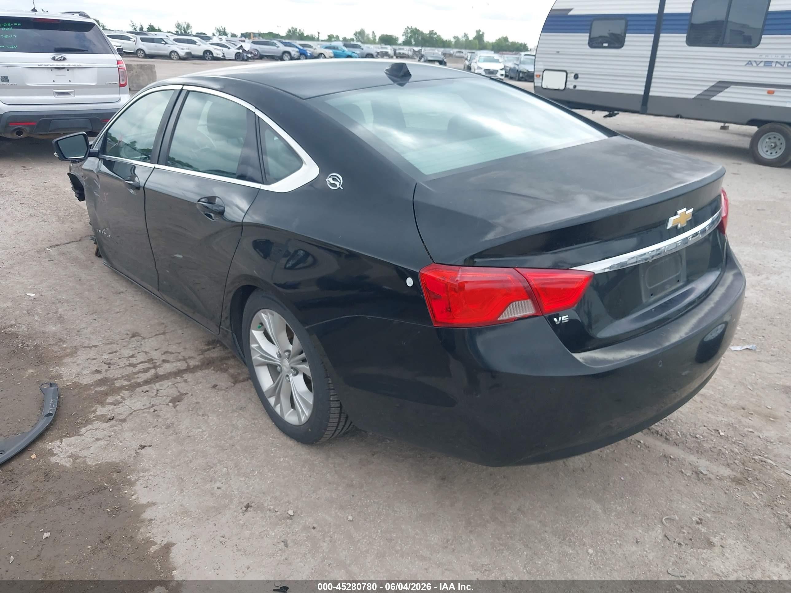 2014 Chevrolet Impala 2lt Black vin: 2G1125S39E9102115