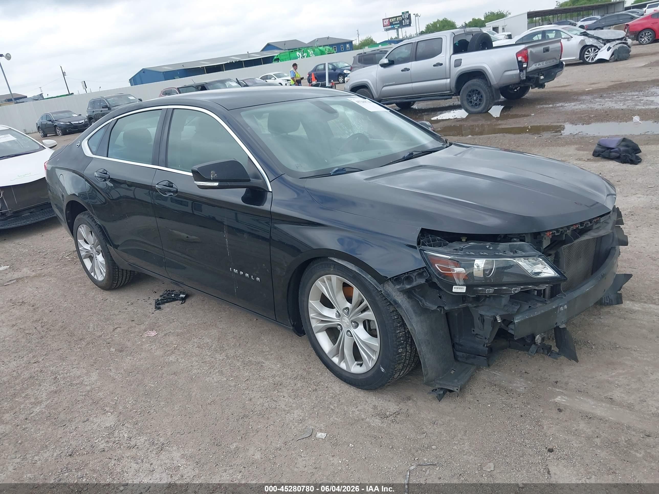 2014 Chevrolet Impala 2lt Black vin: 2G1125S39E9102115