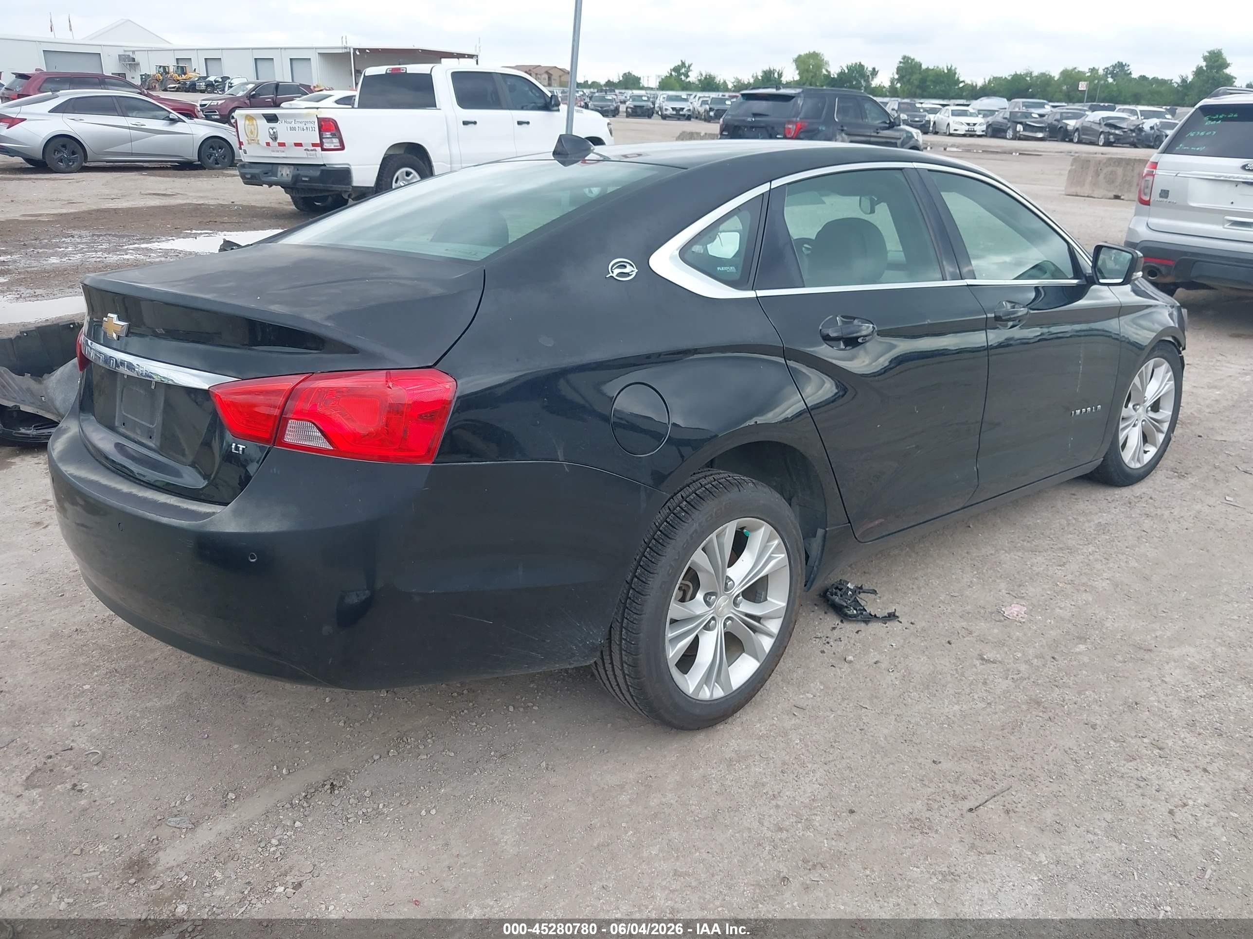 2014 Chevrolet Impala 2lt Black vin: 2G1125S39E9102115