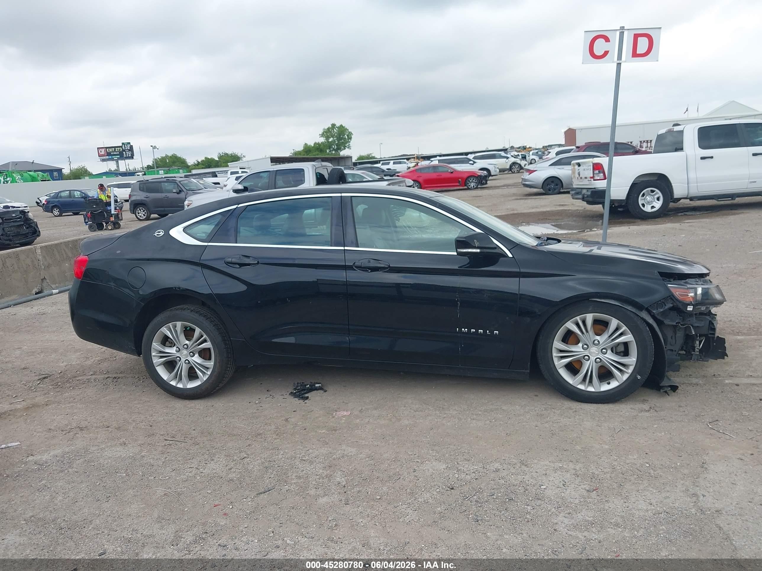 2014 Chevrolet Impala 2lt Black vin: 2G1125S39E9102115