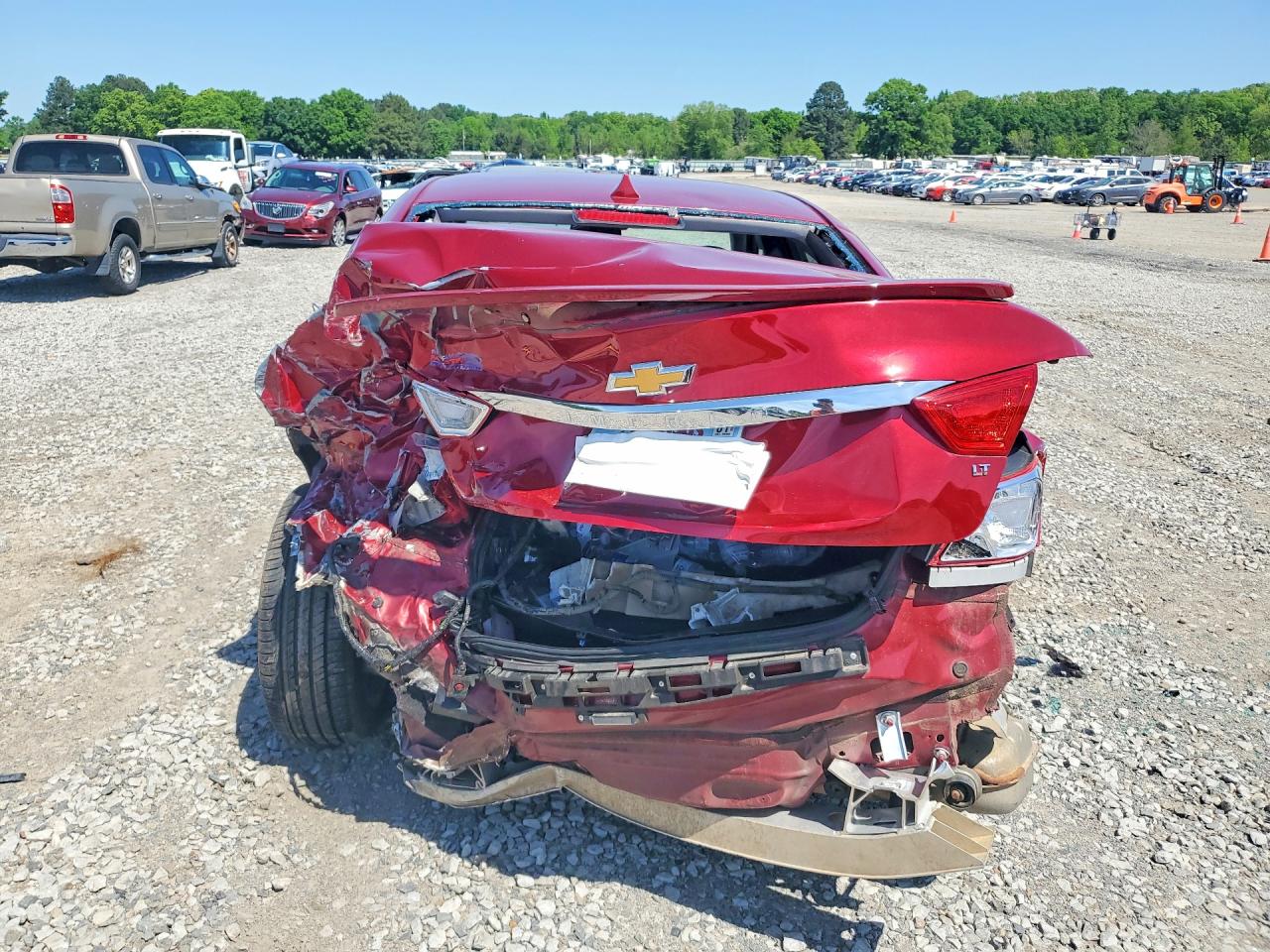 2014 Chevrolet Impala Lt Red vin: 2G1125S39E9107752
