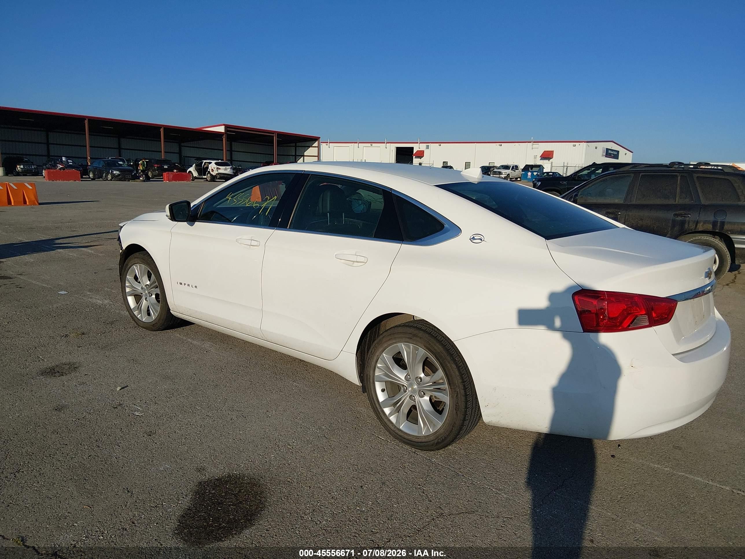2014 Chevrolet Impala 2lt White vin: 2G1125S39E9117584
