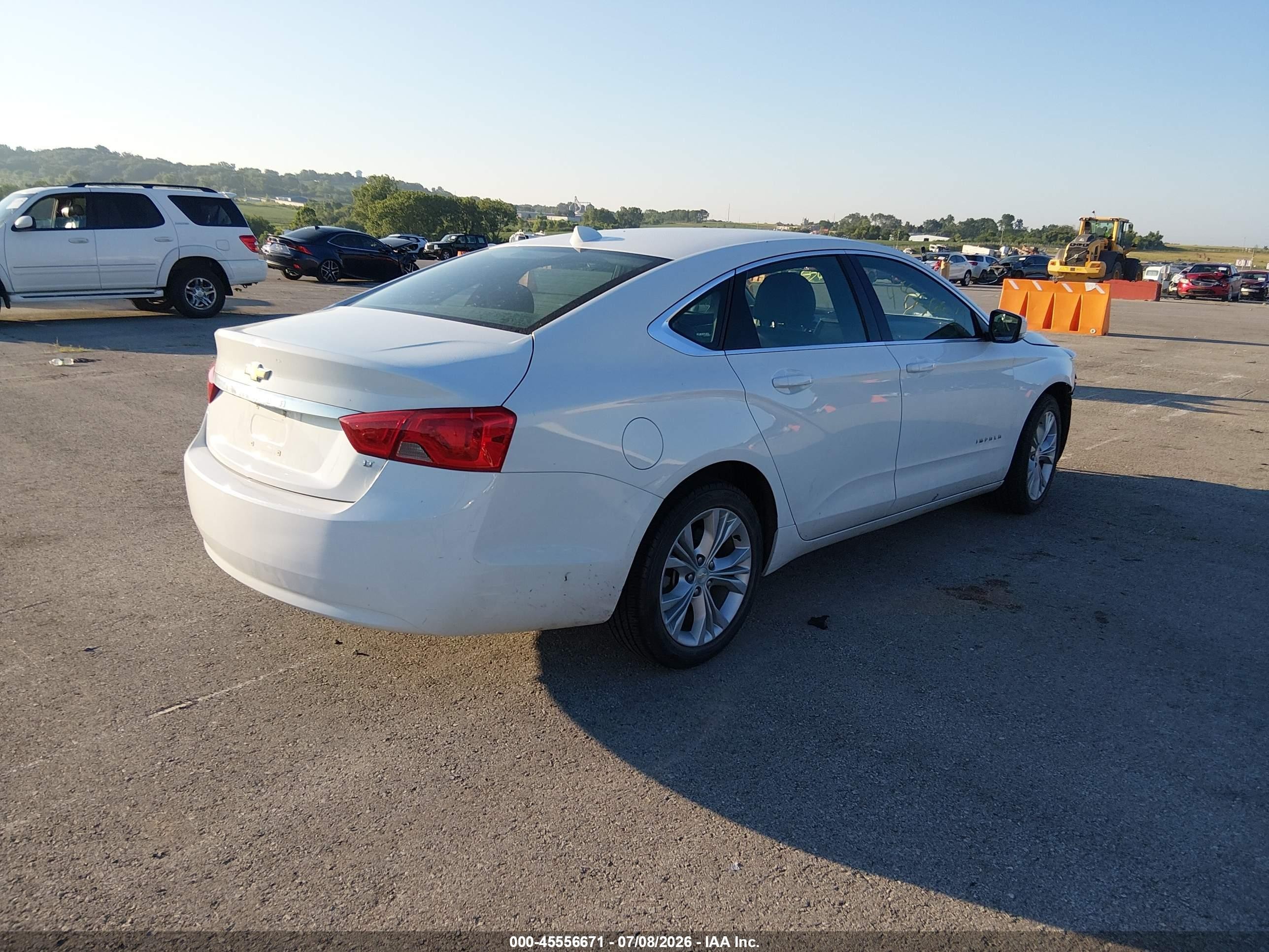 2014 Chevrolet Impala 2lt White vin: 2G1125S39E9117584