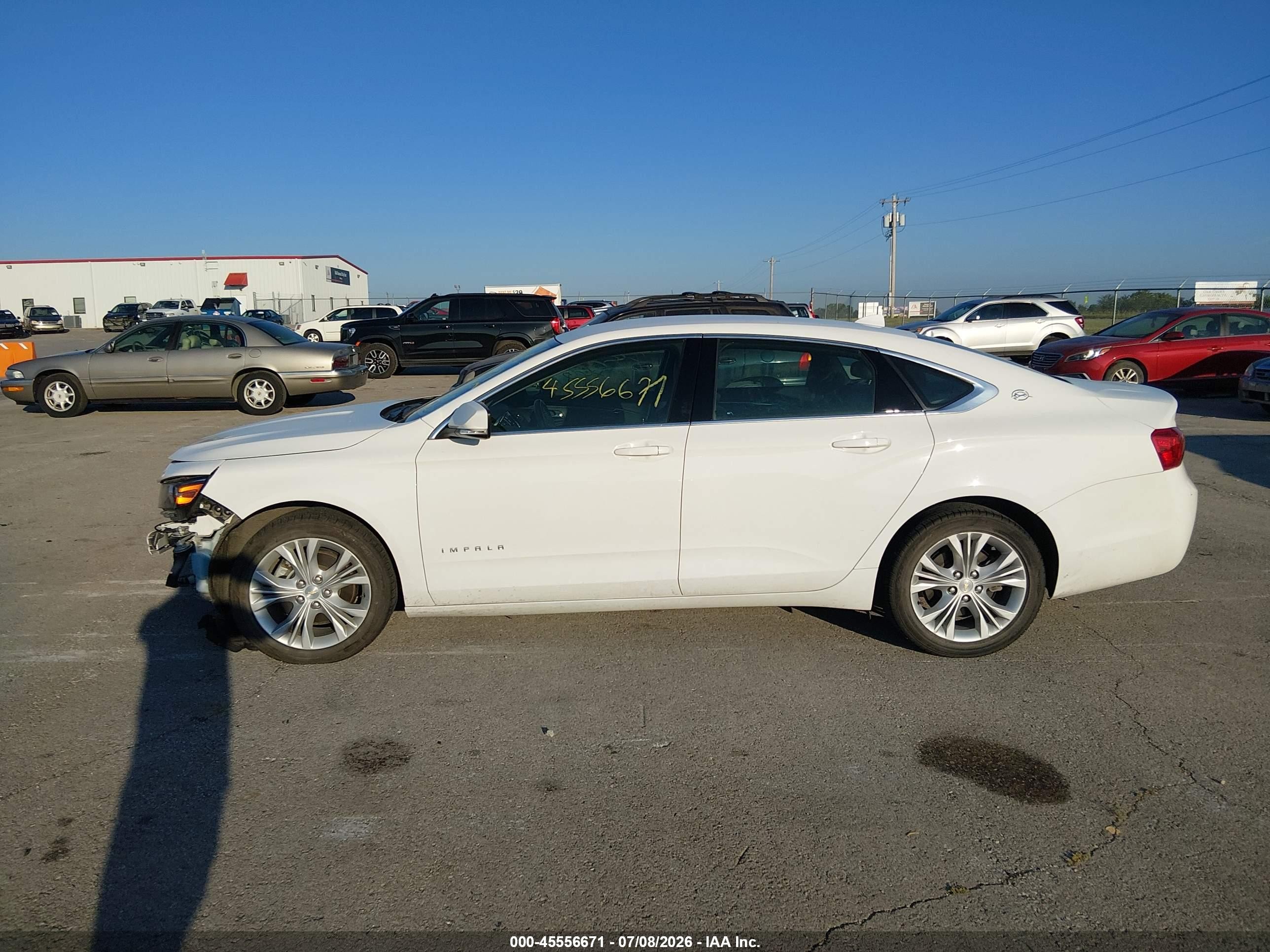 2014 Chevrolet Impala 2lt White vin: 2G1125S39E9117584