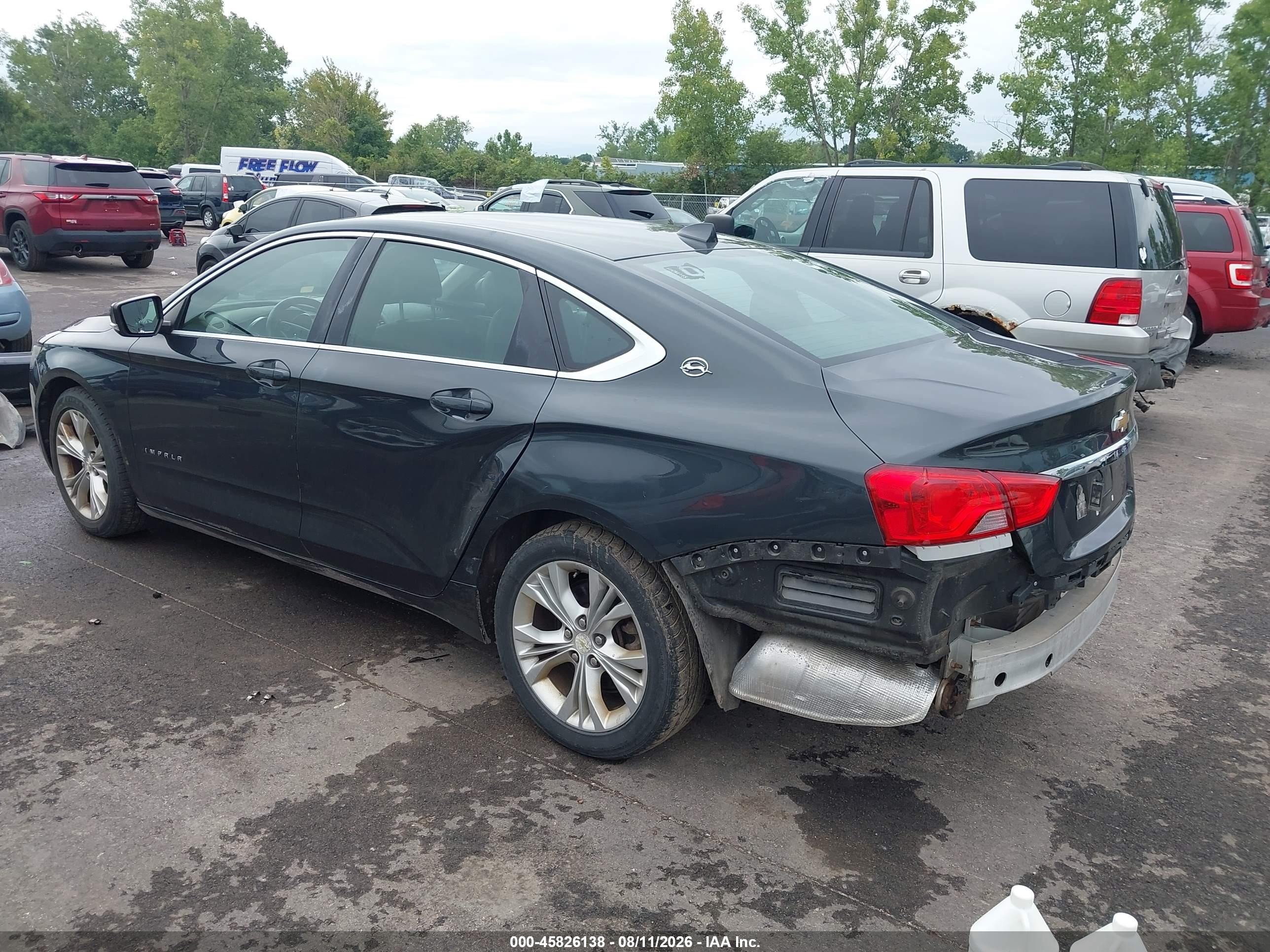 2014 Chevrolet Impala 2lt Gray vin: 2G1125S39E9119271