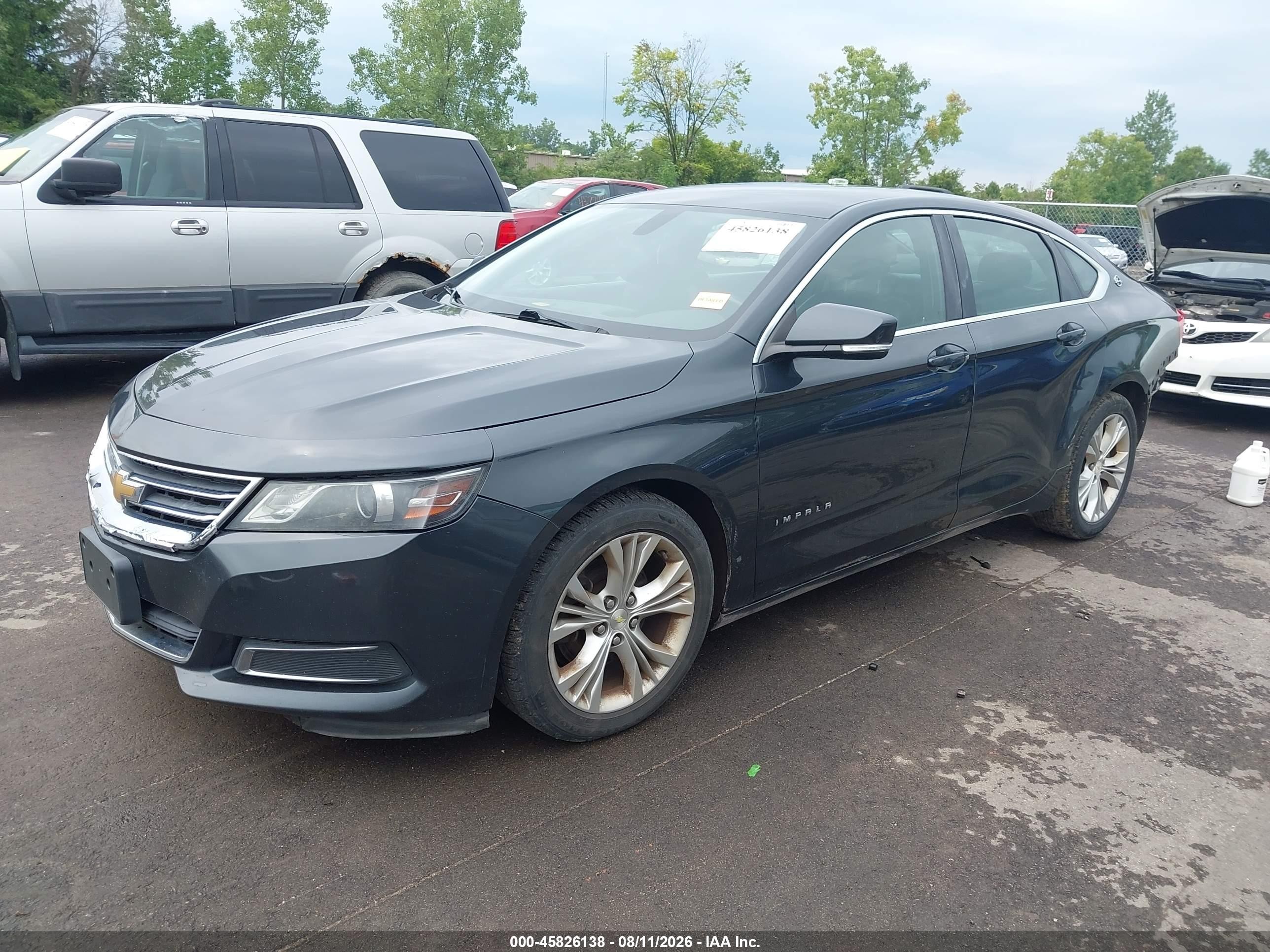 2014 Chevrolet Impala 2lt Gray vin: 2G1125S39E9119271