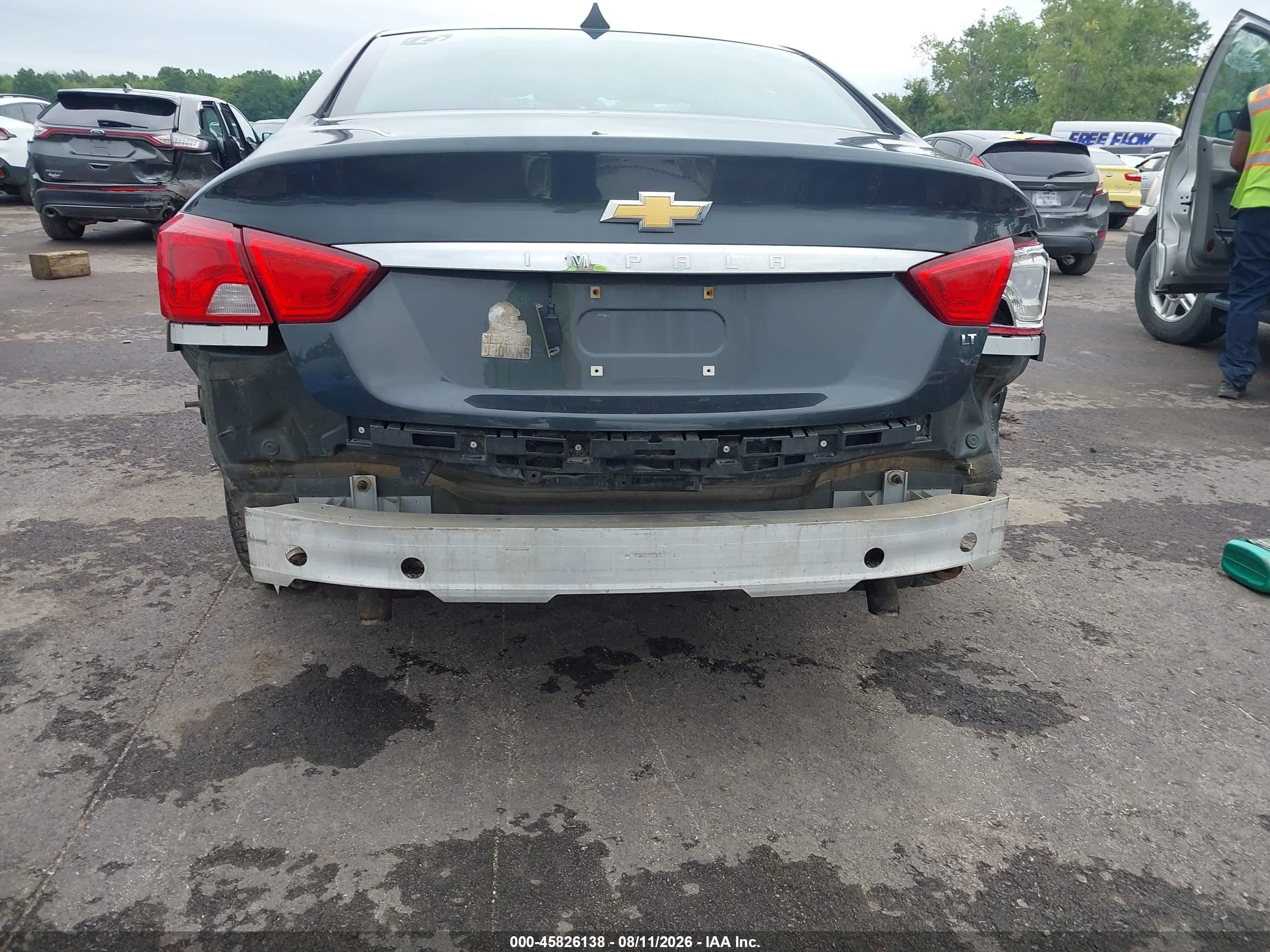2014 Chevrolet Impala 2lt Gray vin: 2G1125S39E9119271