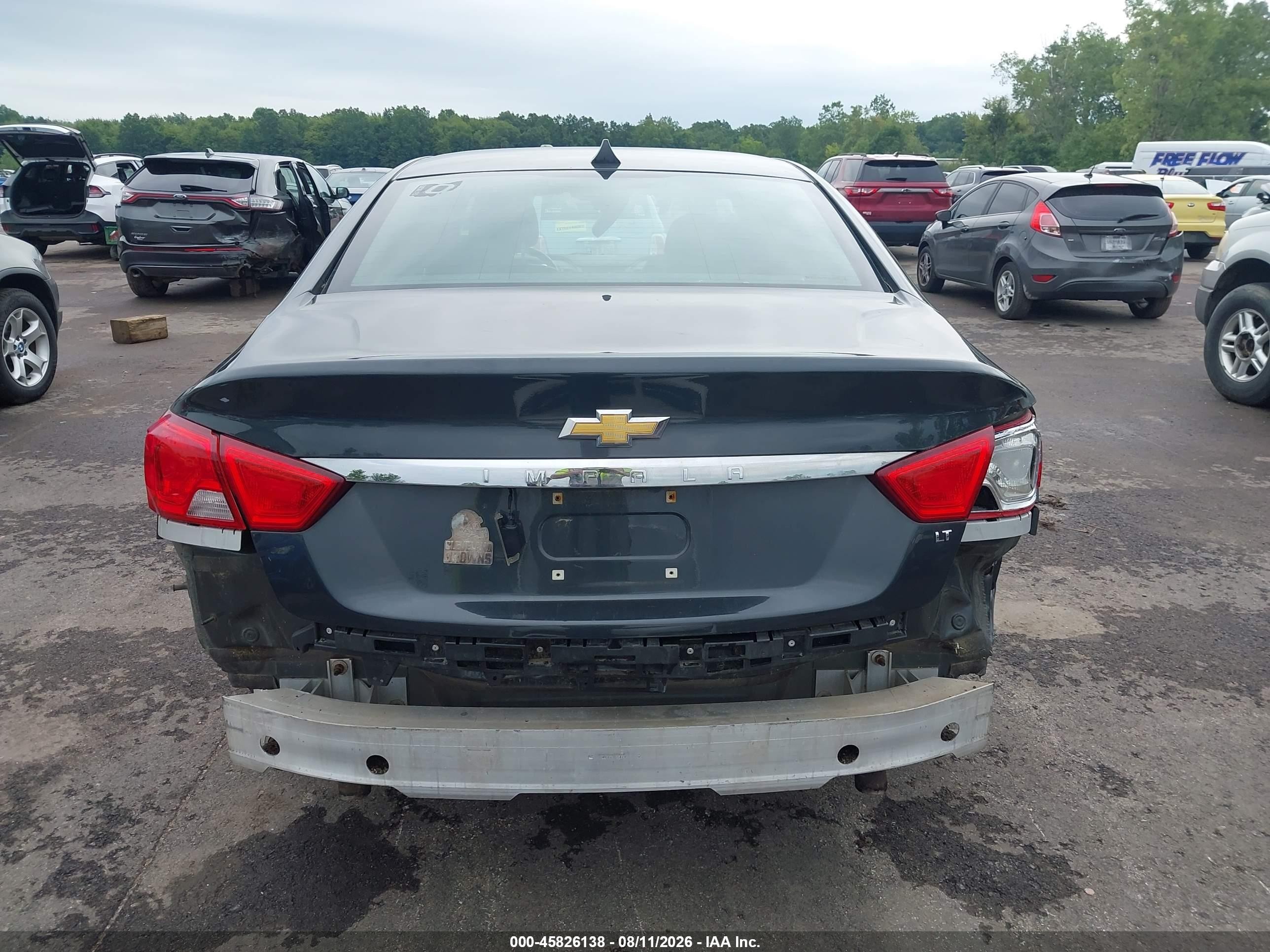 2014 Chevrolet Impala 2lt Gray vin: 2G1125S39E9119271