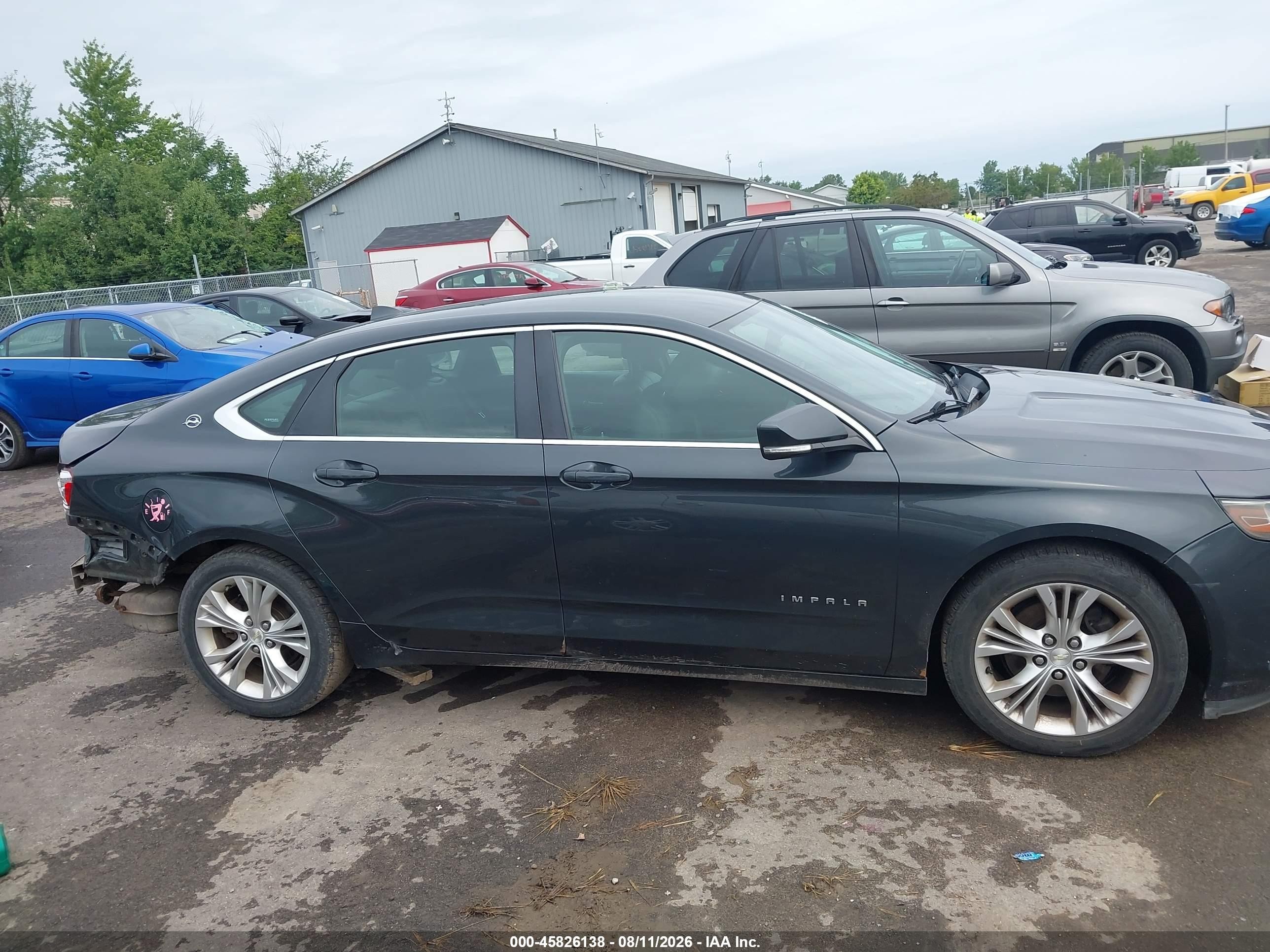 2014 Chevrolet Impala 2lt Gray vin: 2G1125S39E9119271
