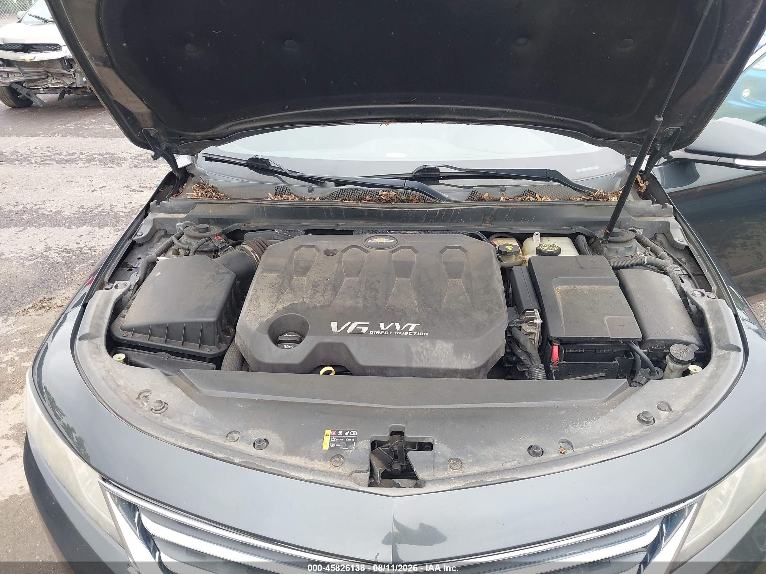 2014 Chevrolet Impala 2lt Gray vin: 2G1125S39E9119271