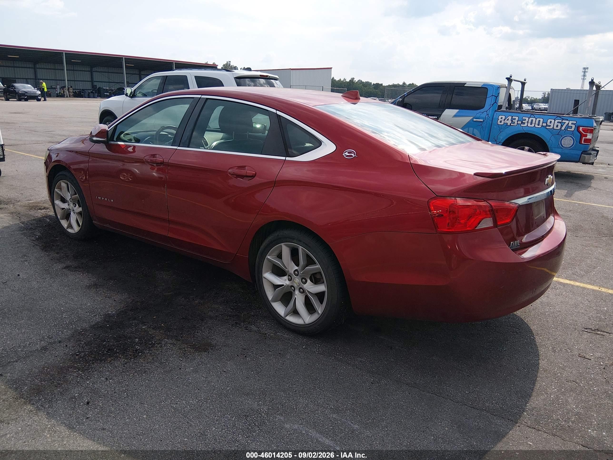 2014 Chevrolet Impala 2lt Красный vin: 2G1125S39E9158538
