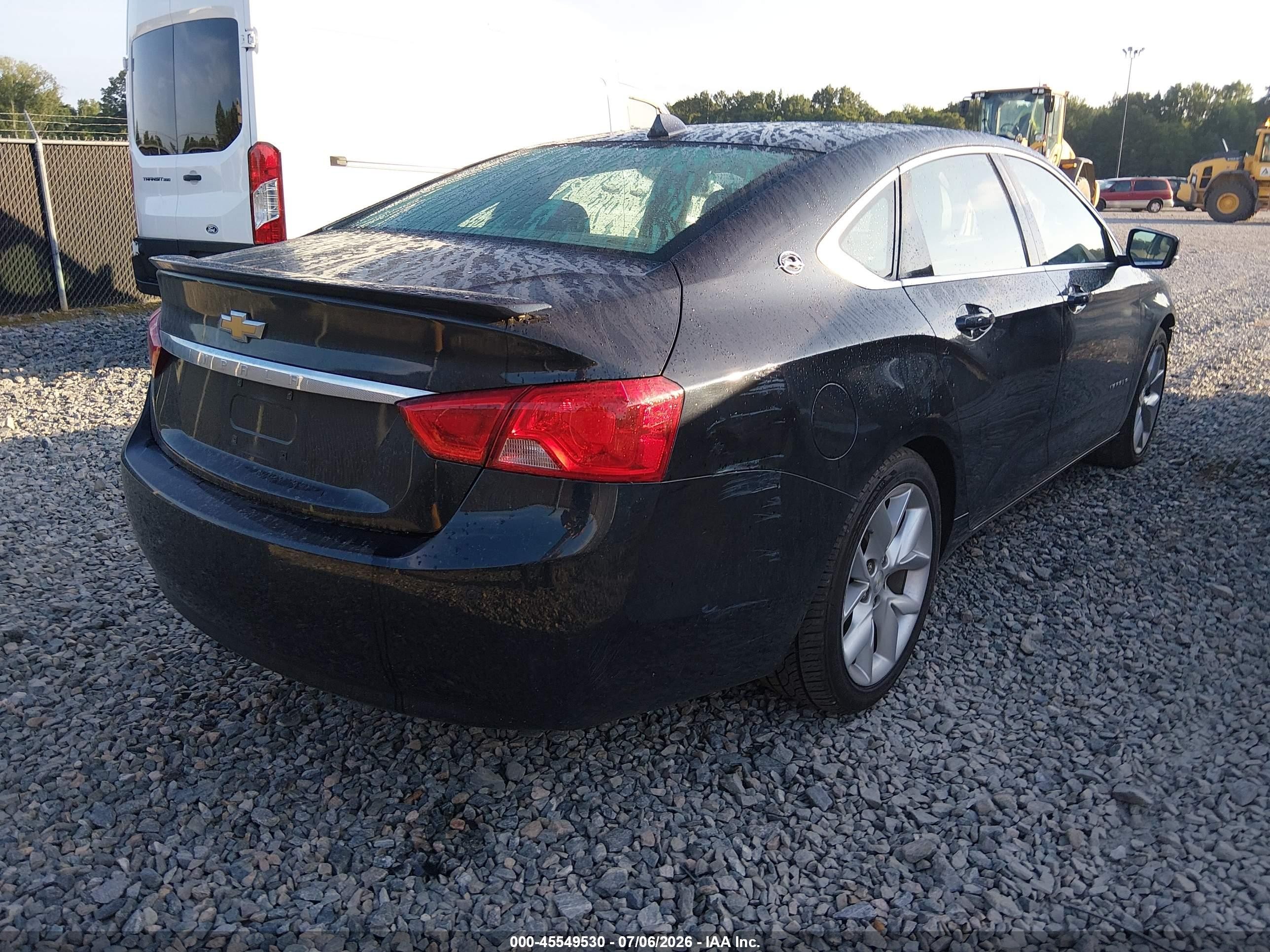 2014 Chevrolet Impala 2lt Black vin: 2G1125S39E9181379