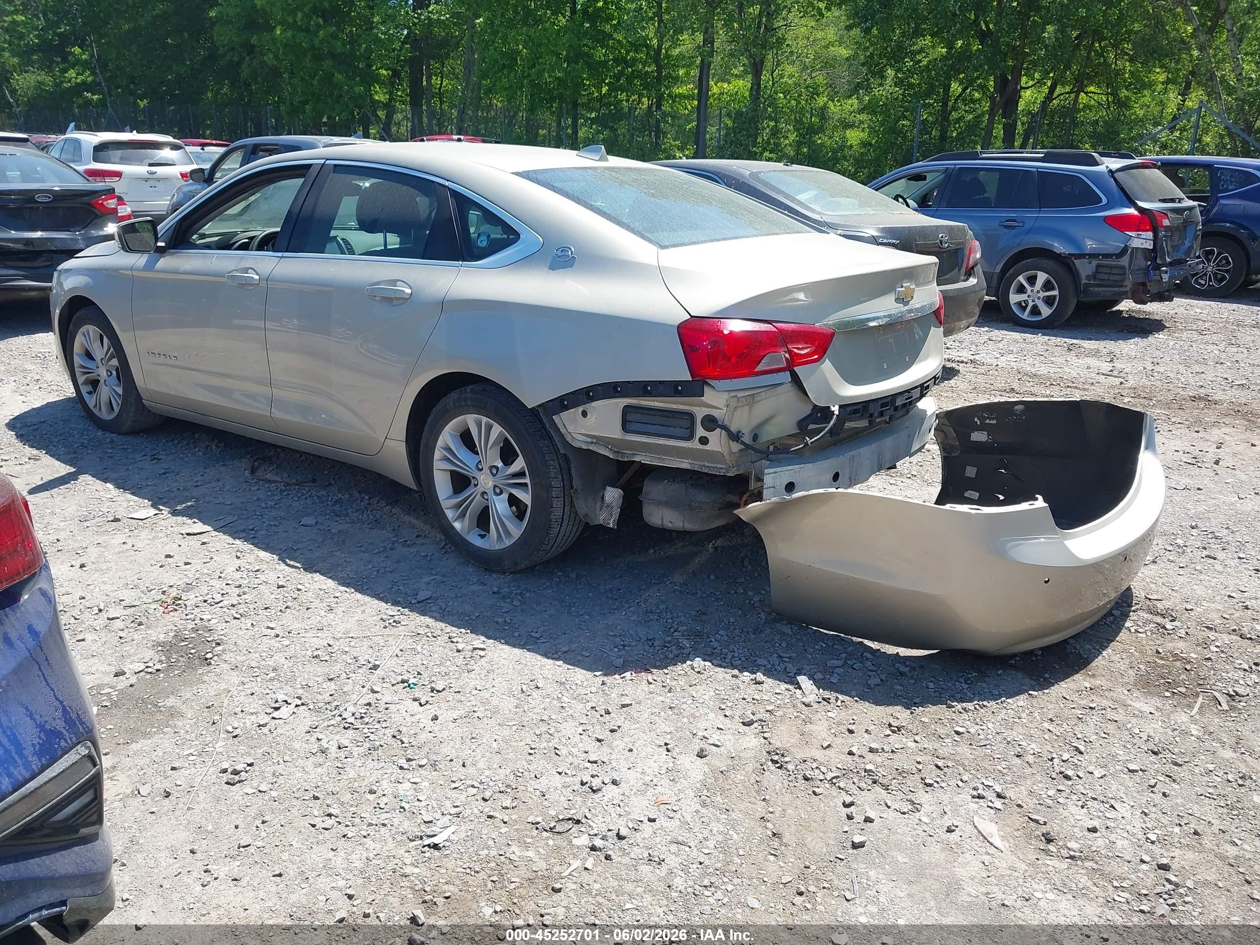 2014 Chevrolet Impala 2lt Beige vin: 2G1125S39E9199218