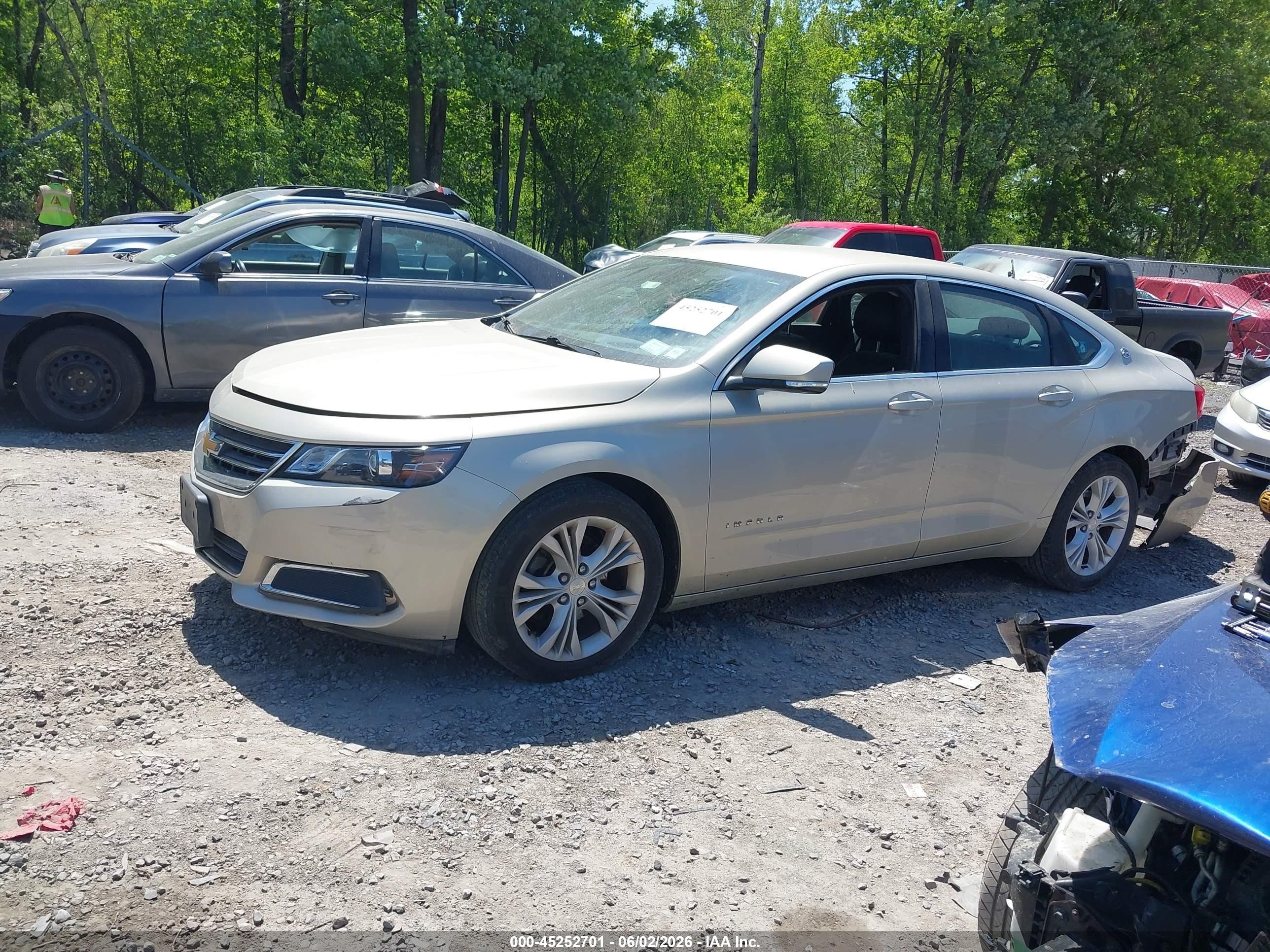 2014 Chevrolet Impala 2lt Beige vin: 2G1125S39E9199218