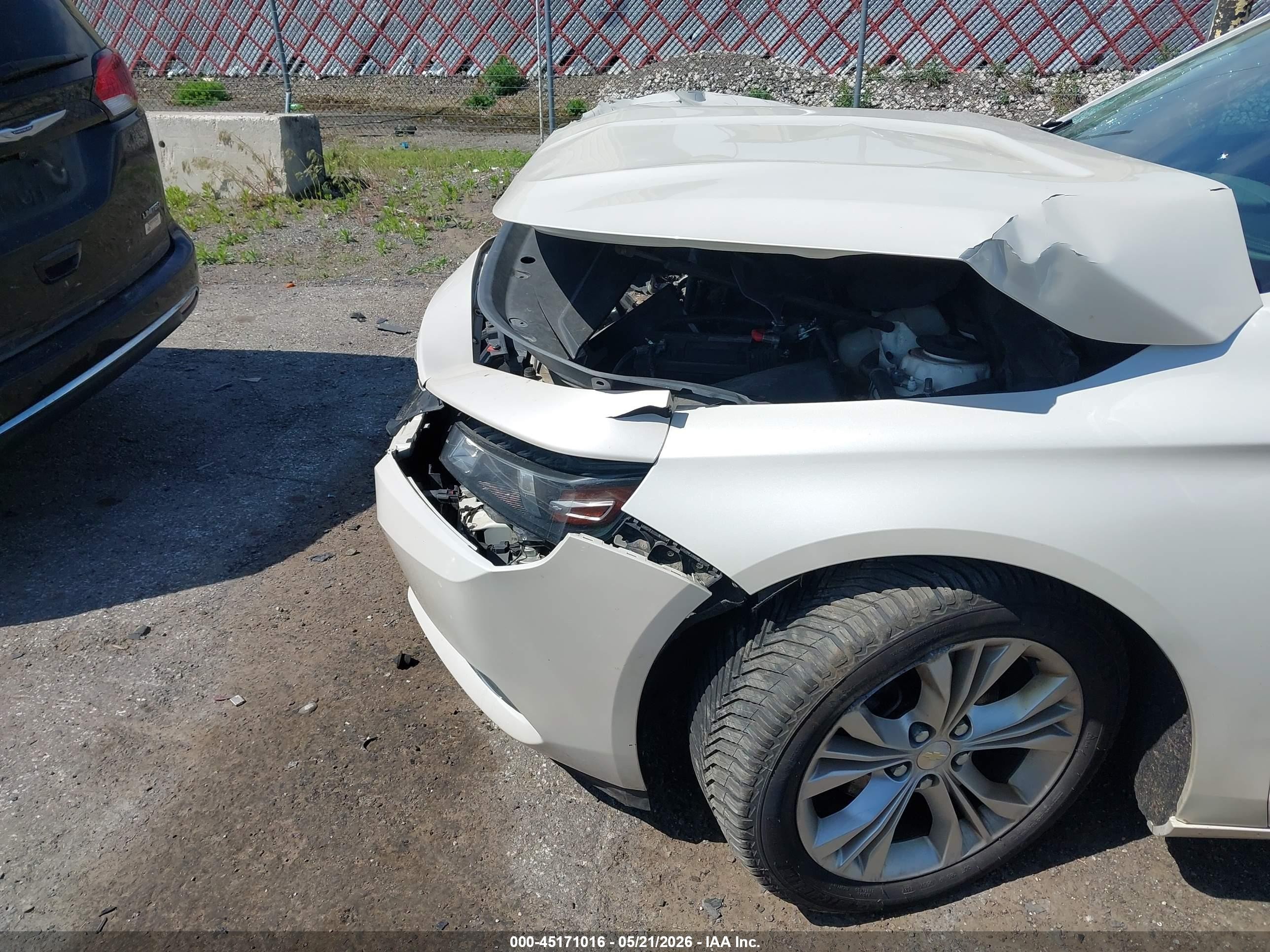 2014 Chevrolet Impala 2lt White vin: 2G1125S39E9224151