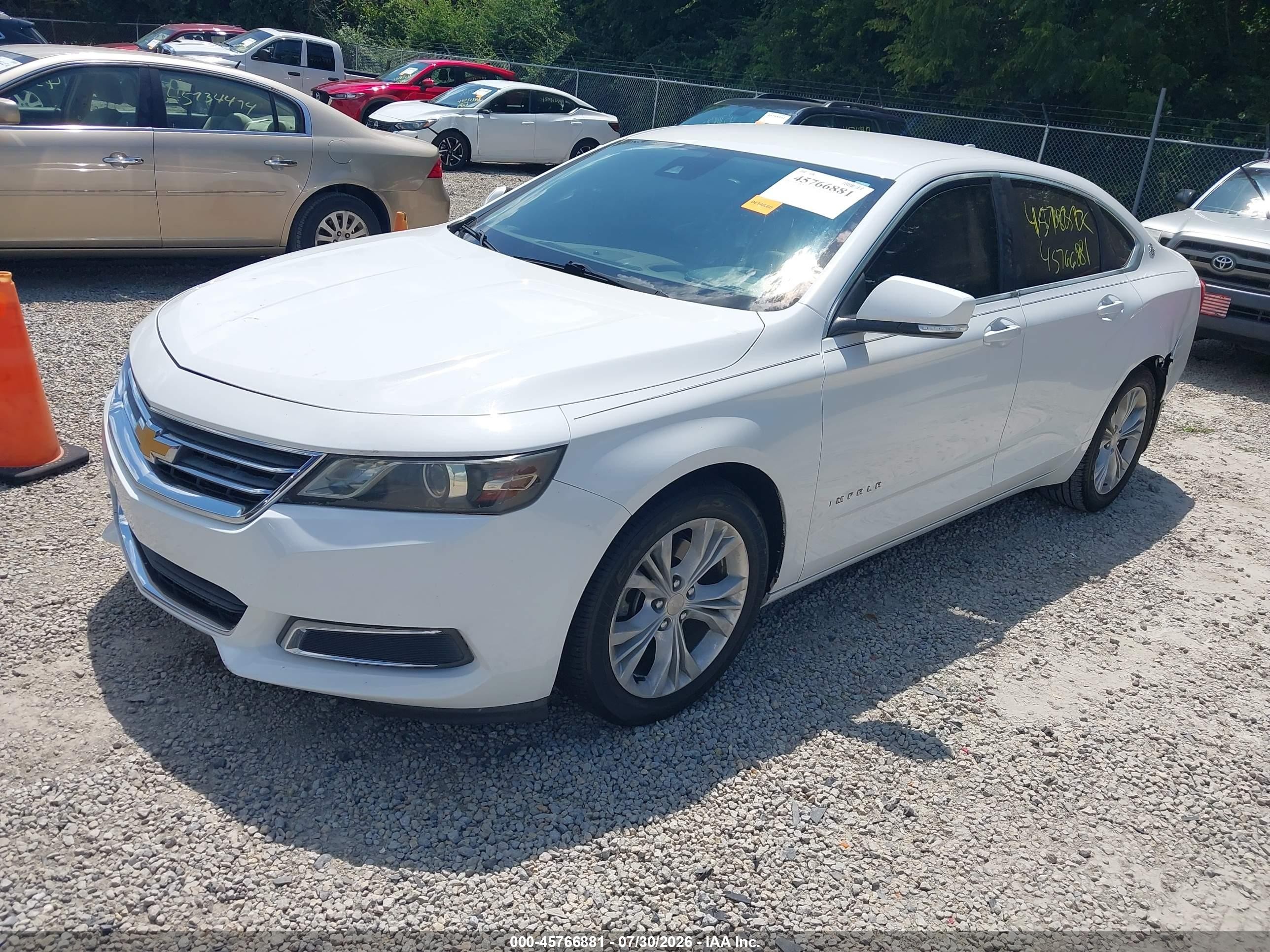 2014 Chevrolet Impala 2lt White vin: 2G1125S3XE9103368