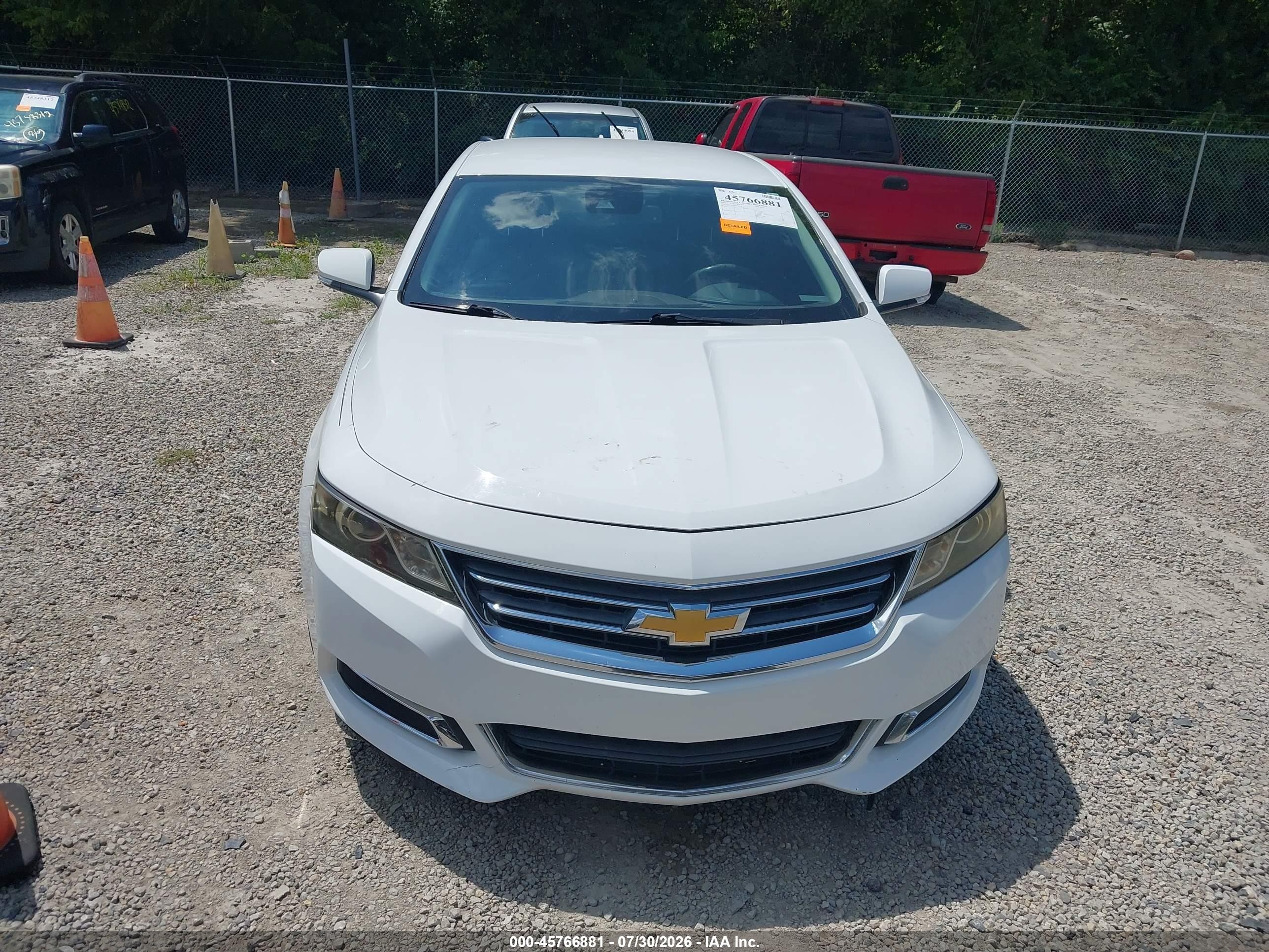 2014 Chevrolet Impala 2lt White vin: 2G1125S3XE9103368