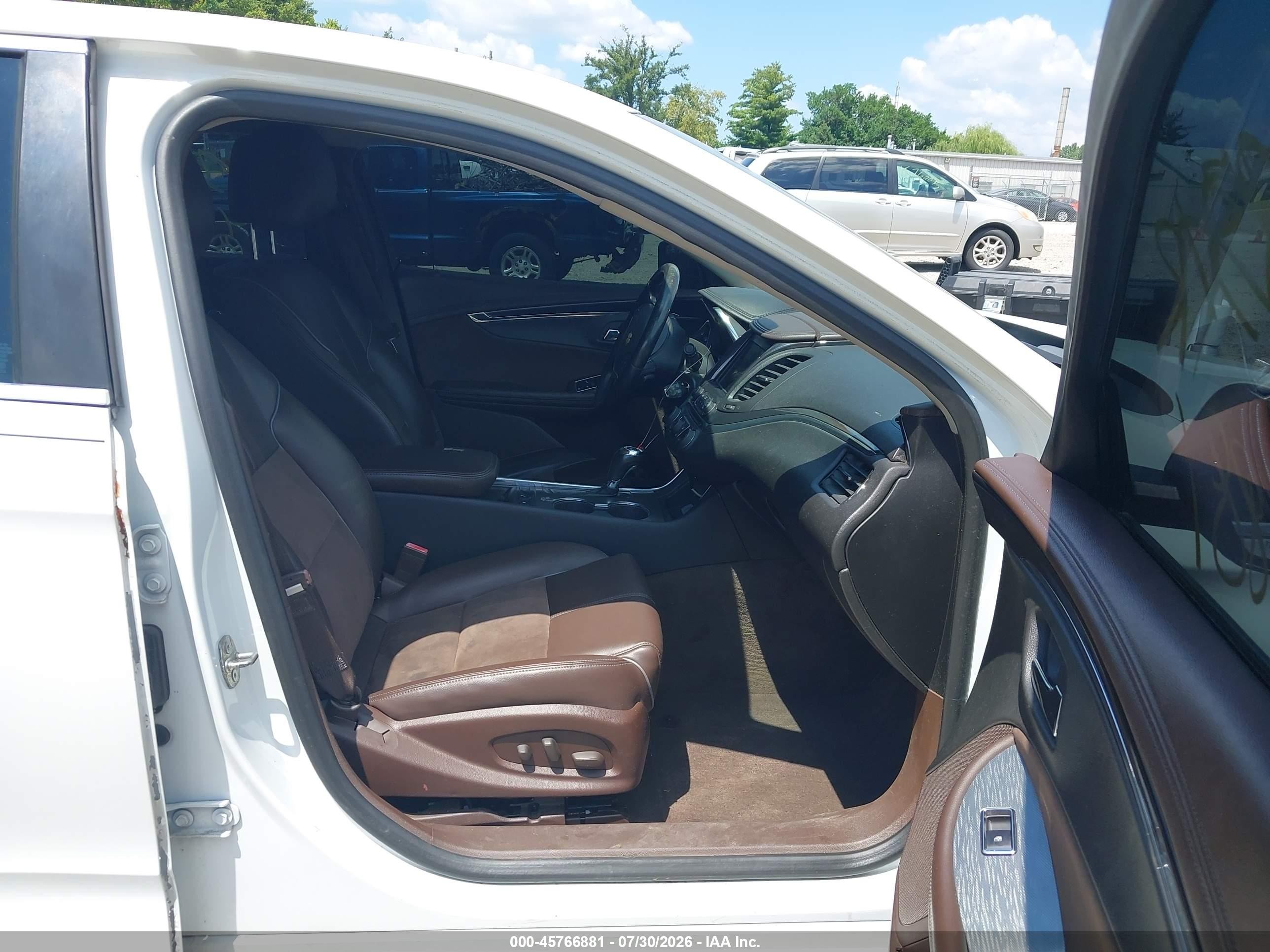 2014 Chevrolet Impala 2lt White vin: 2G1125S3XE9103368