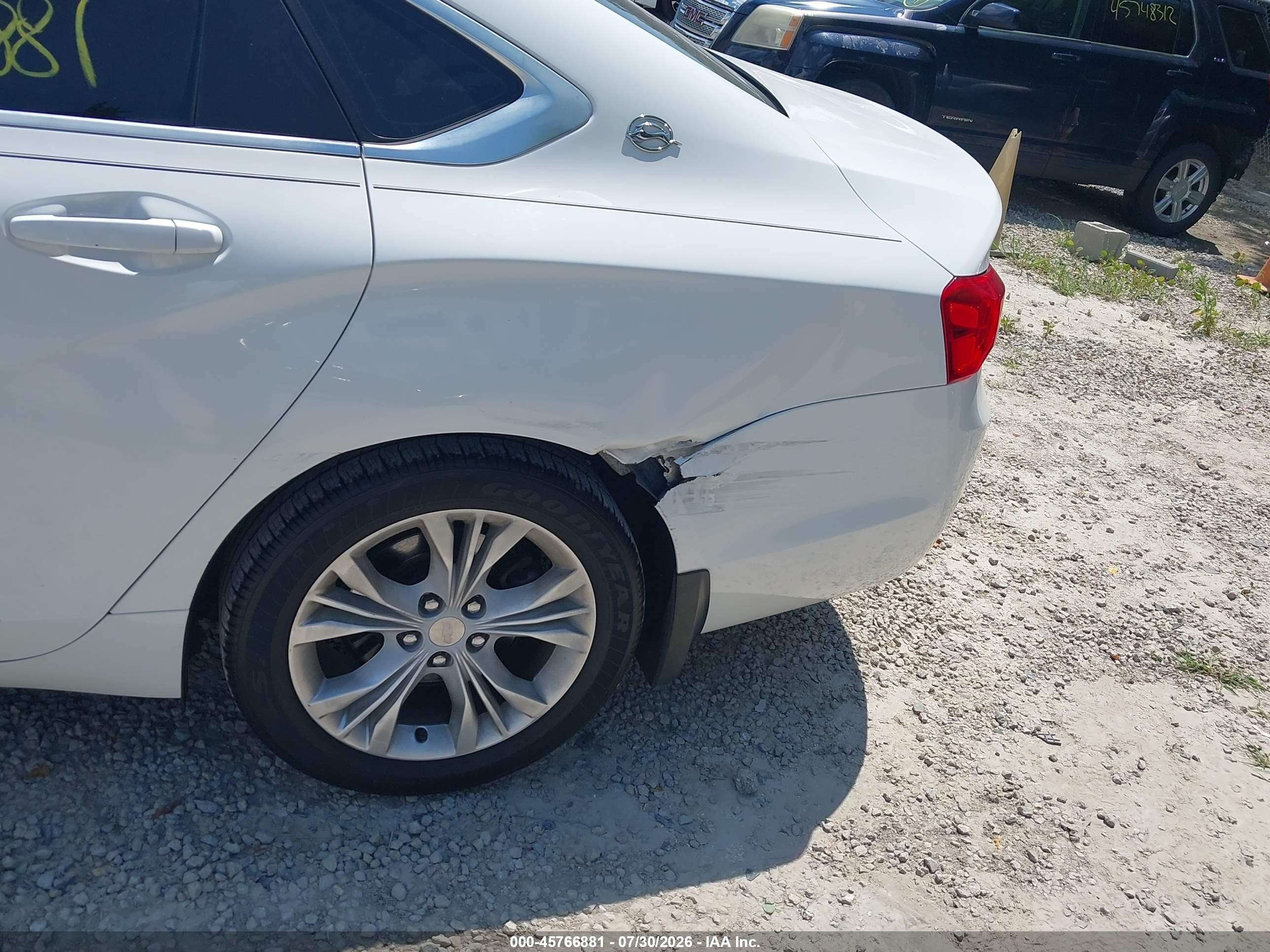 2014 Chevrolet Impala 2lt White vin: 2G1125S3XE9103368