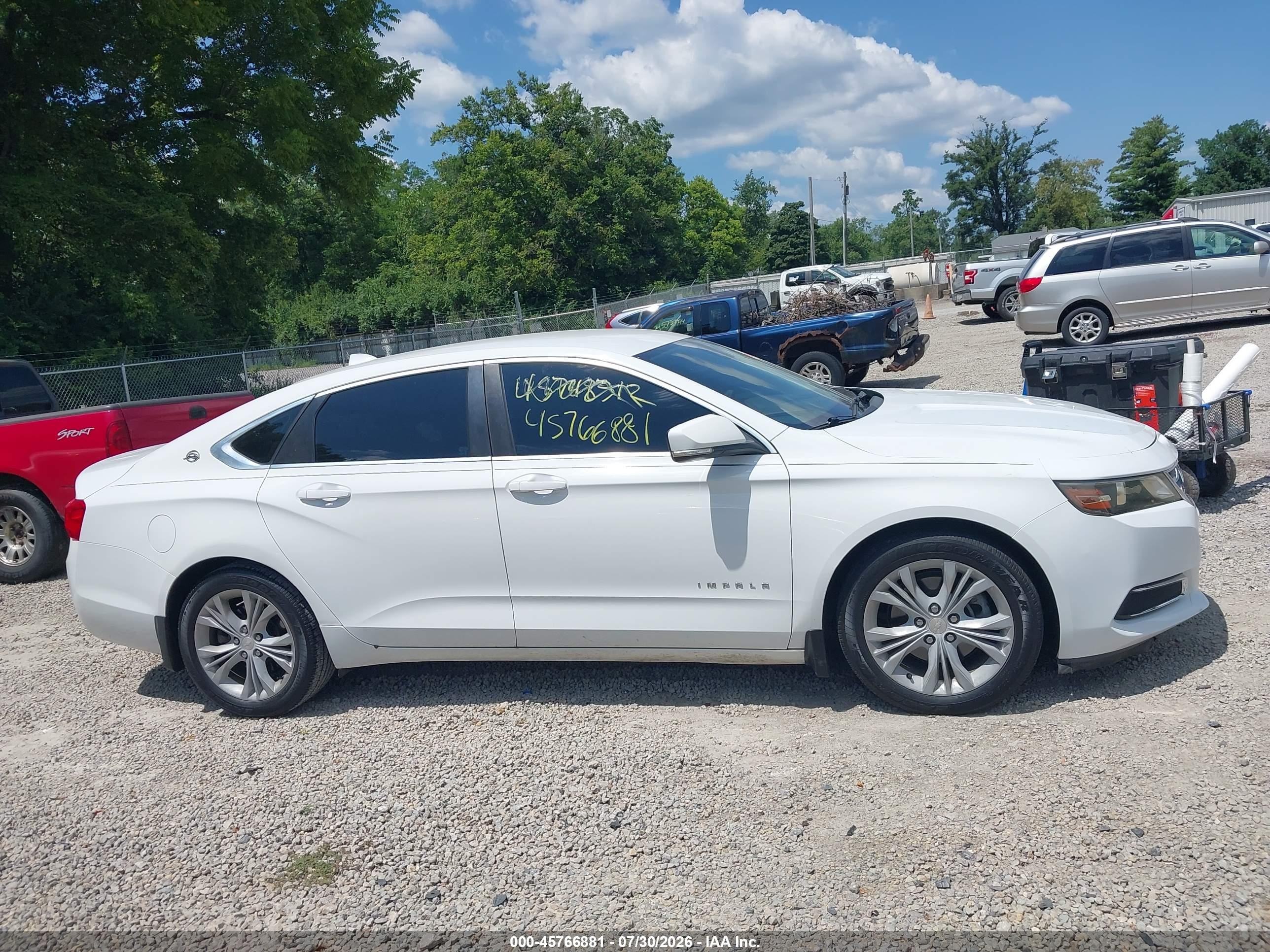 2014 Chevrolet Impala 2lt White vin: 2G1125S3XE9103368