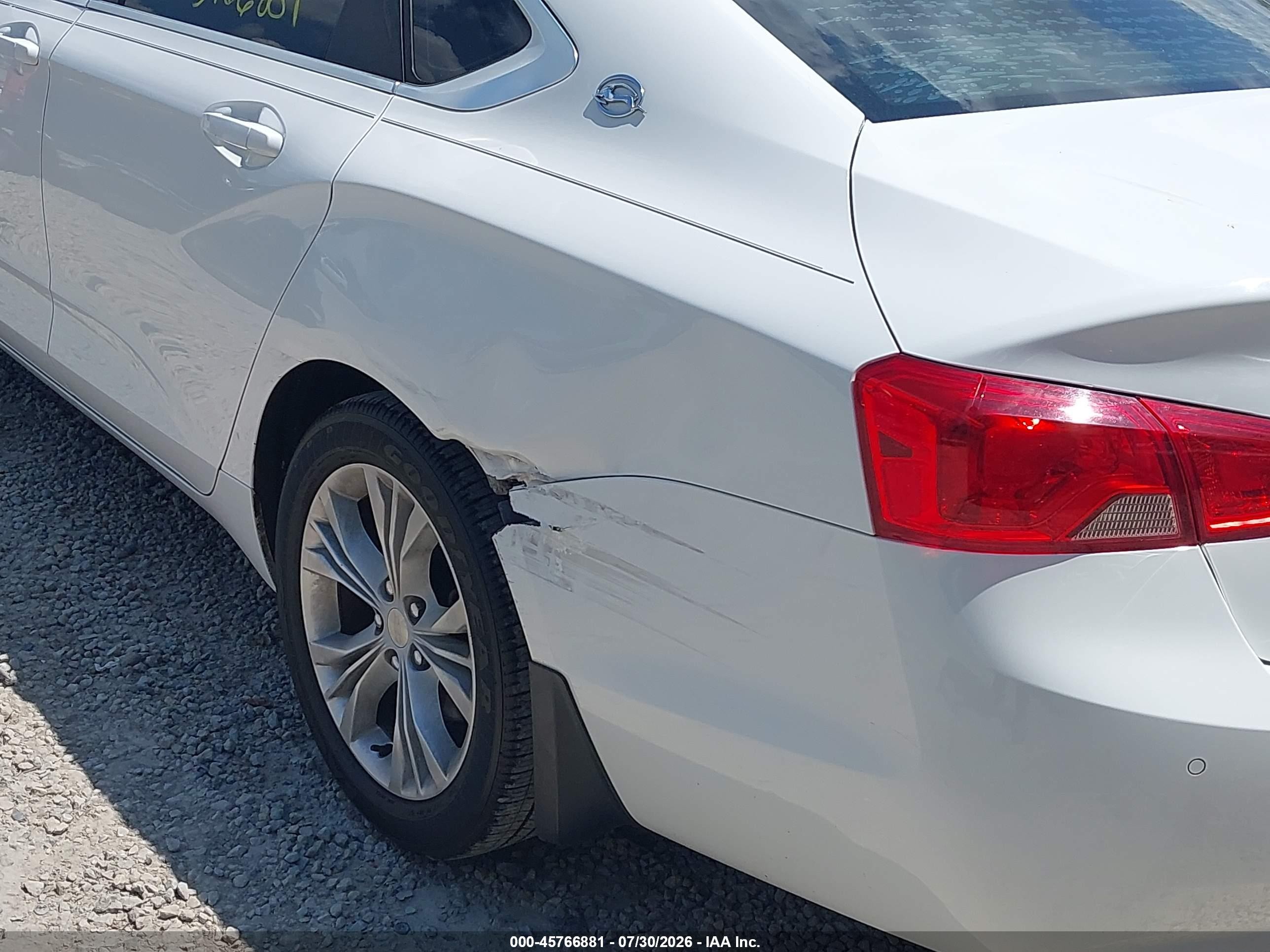 2014 Chevrolet Impala 2lt White vin: 2G1125S3XE9103368