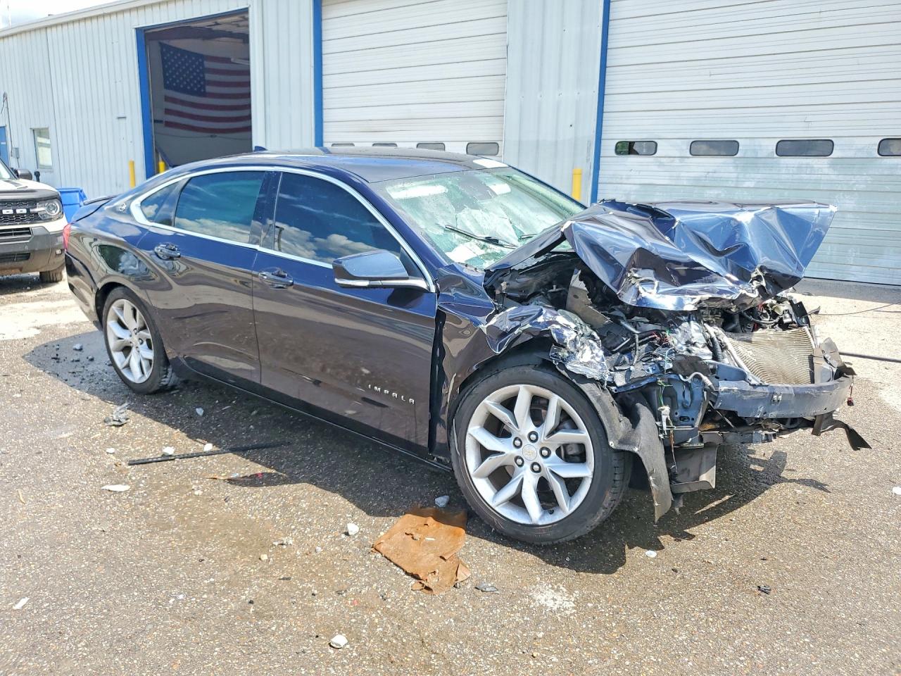 2014 Chevrolet Impala Lt Blue vin: 2G1125S3XE9112457