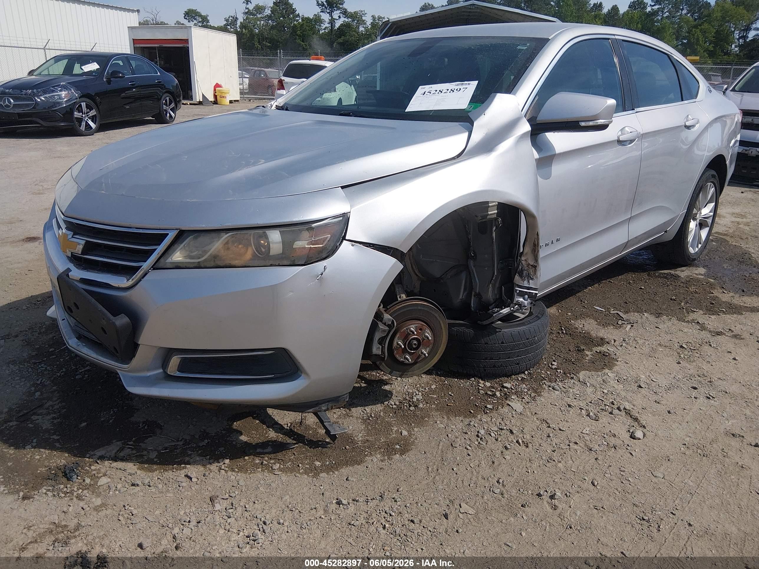 2014 Chevrolet Impala 2lt Silver vin: 2G1125S3XE9114130