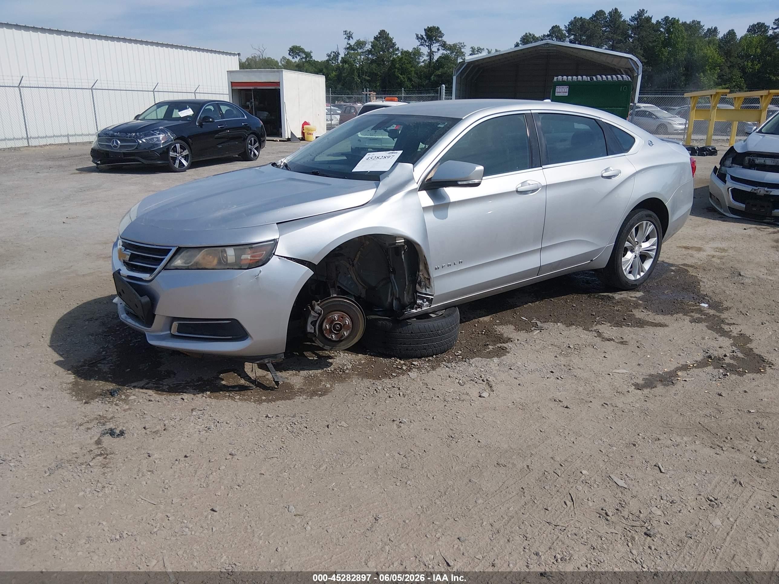 2014 Chevrolet Impala 2lt Silver vin: 2G1125S3XE9114130