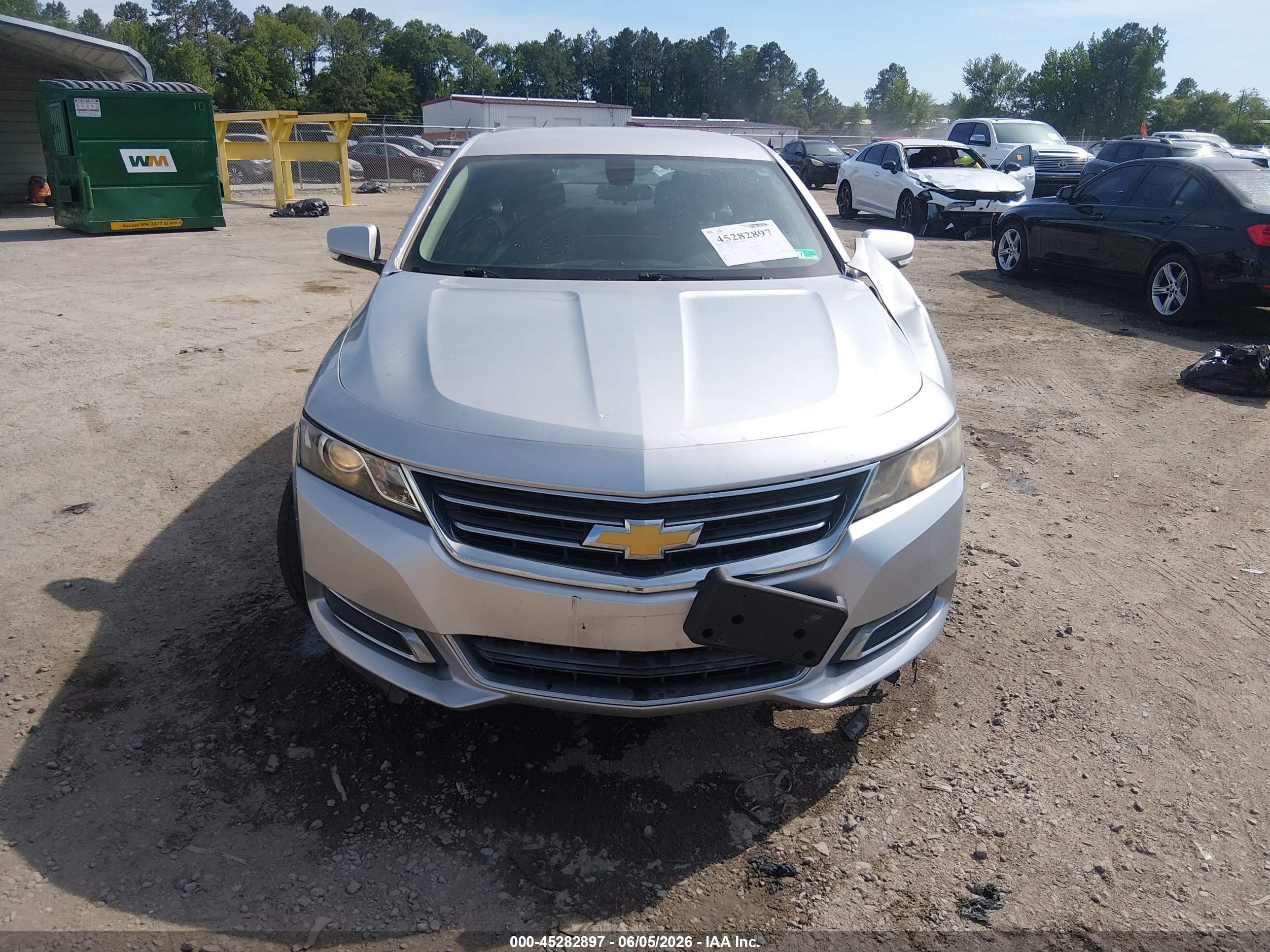 2014 Chevrolet Impala 2lt Silver vin: 2G1125S3XE9114130