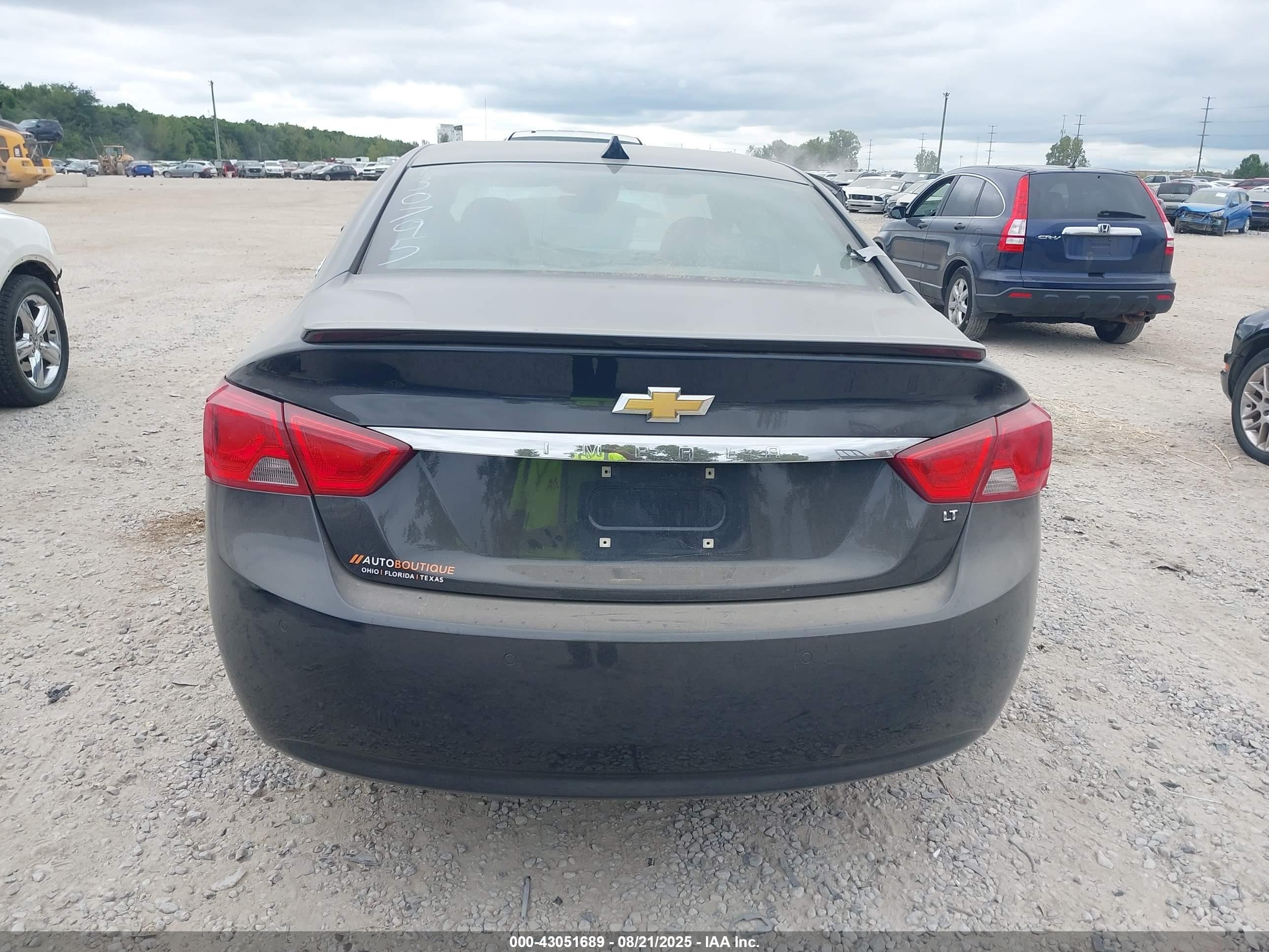 2014 Chevrolet Impala 2lt Синий vin: 2G1125S3XE9130795