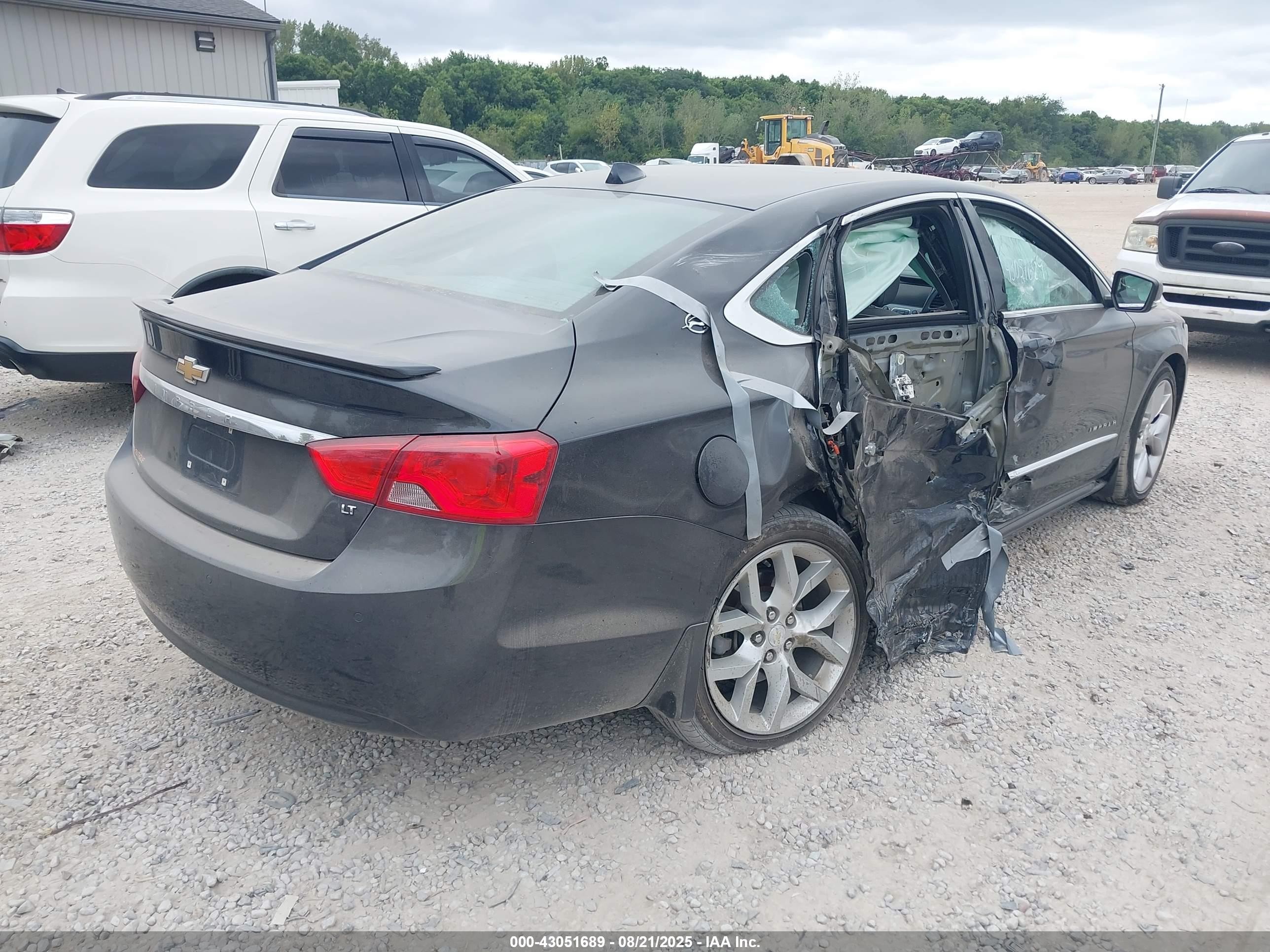 2014 Chevrolet Impala 2lt Синий vin: 2G1125S3XE9130795