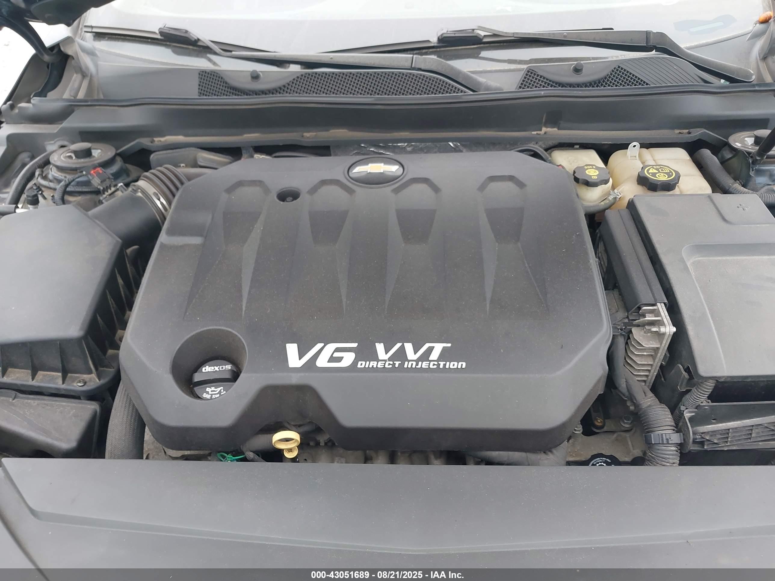 2014 Chevrolet Impala 2lt Синий vin: 2G1125S3XE9130795