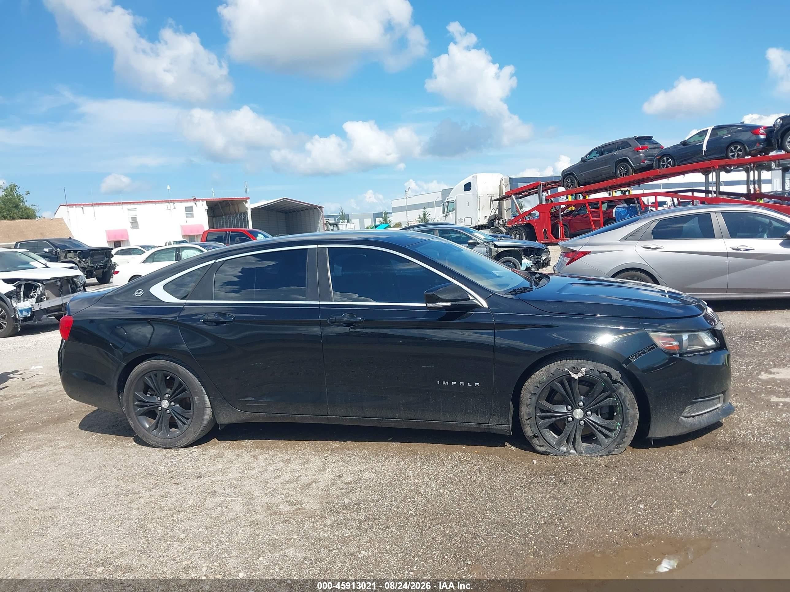 2014 Chevrolet Impala 2lt Черный vin: 2G1125S3XE9284424