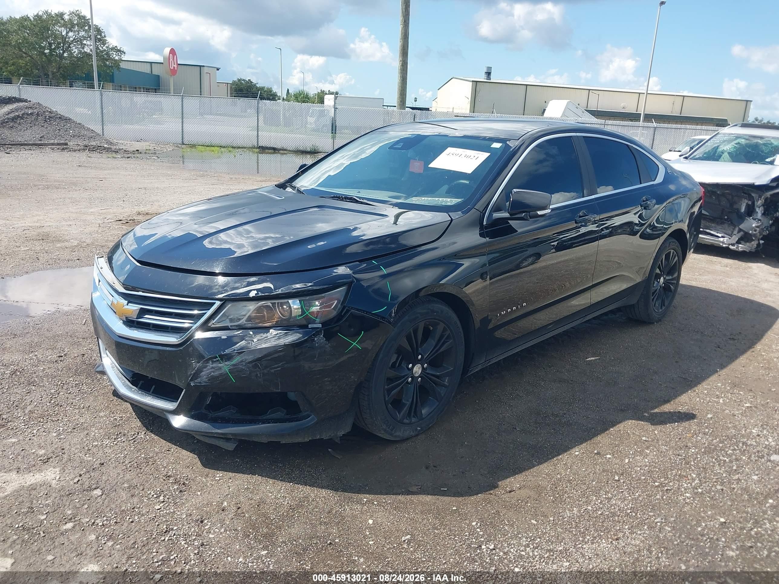 2014 Chevrolet Impala 2lt Черный vin: 2G1125S3XE9284424