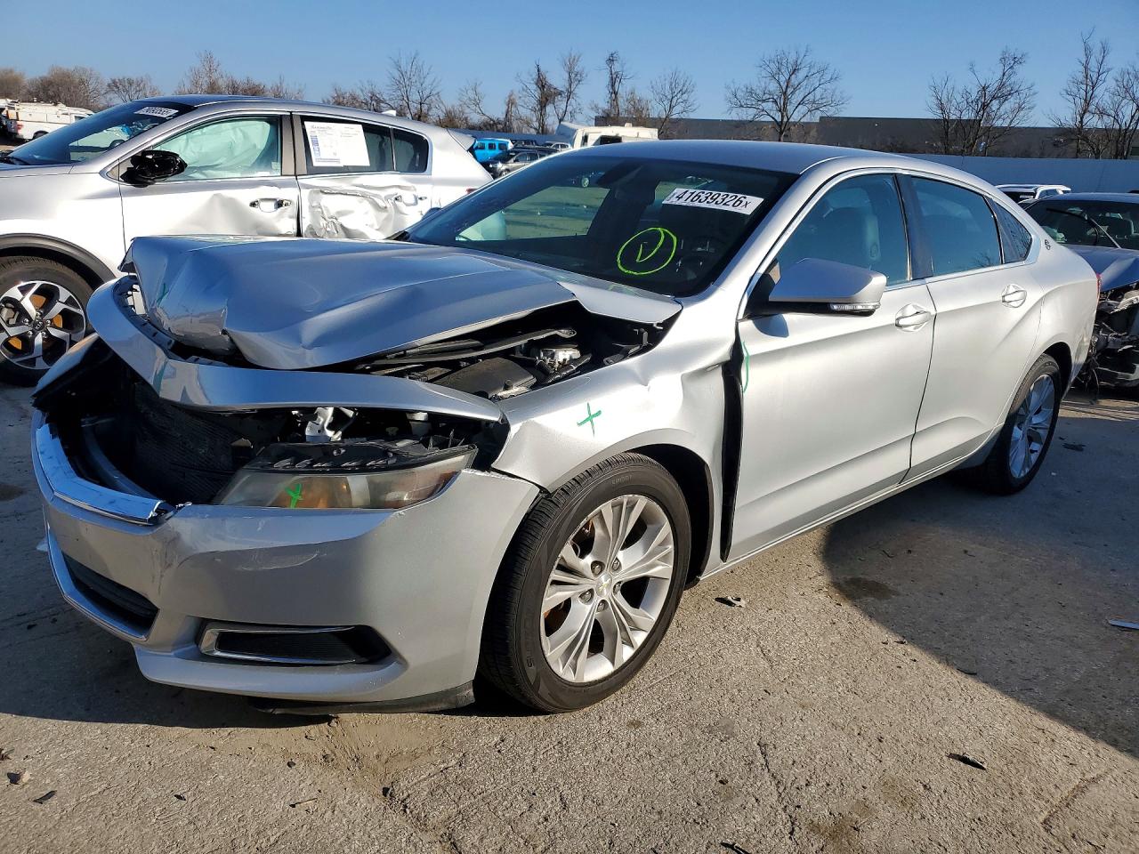 2014 Chevrolet Impala Lt Silver vin: 2G1125S3XE9284553