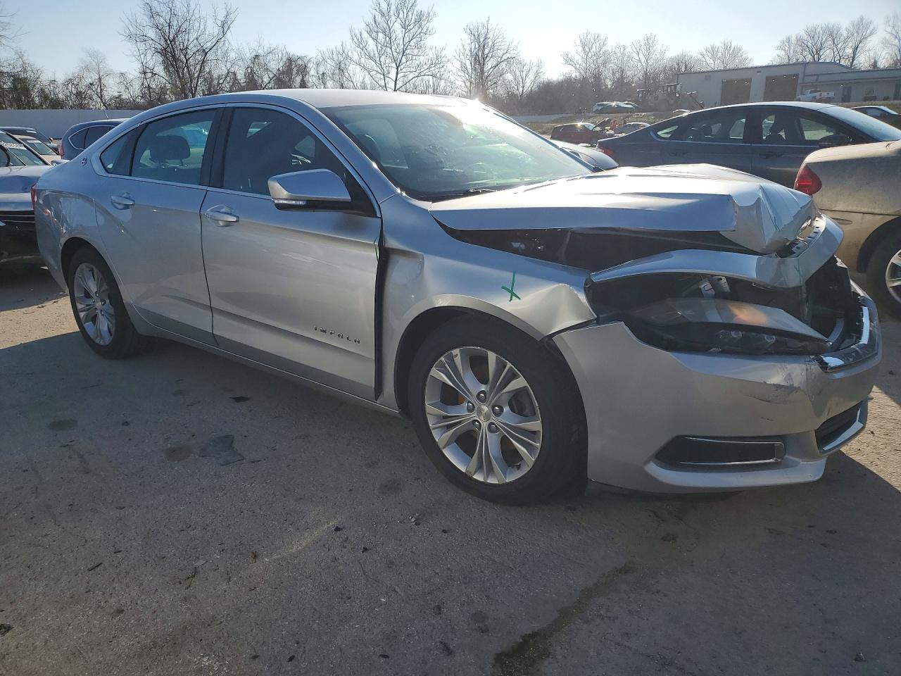 2014 Chevrolet Impala Lt Silver vin: 2G1125S3XE9284553